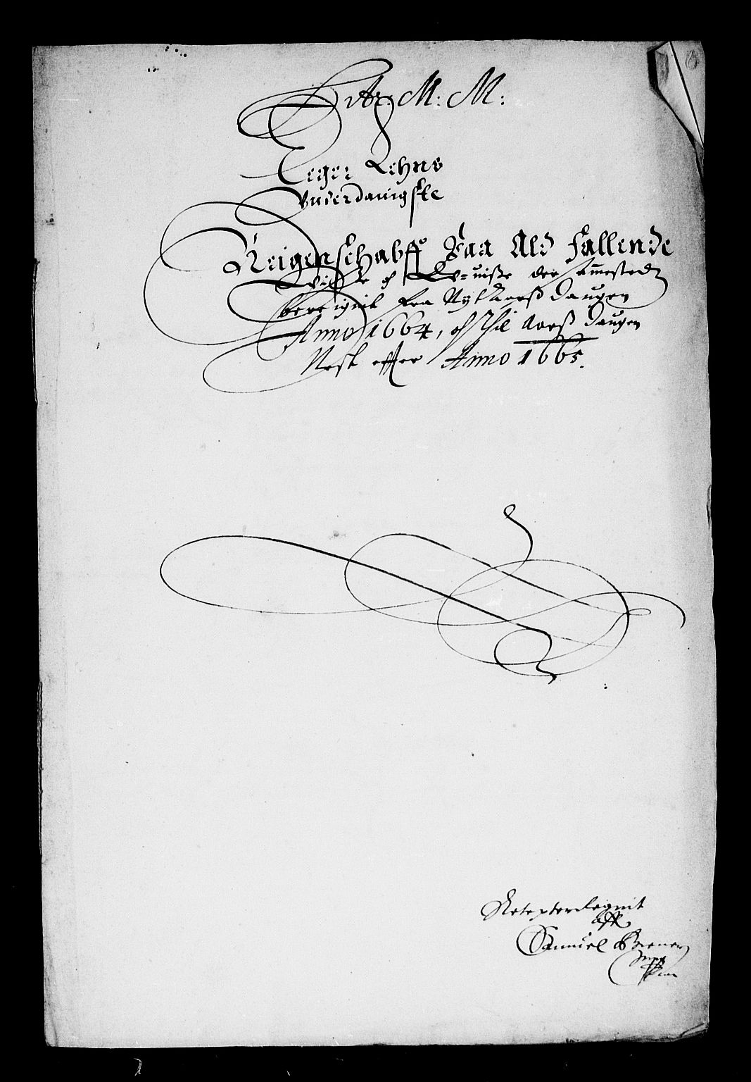 Rentekammeret inntil 1814, Reviderte regnskaper, Stiftamtstueregnskaper, Landkommissariatet på Akershus og Akershus stiftamt, AV/RA-EA-5869/R/Ra/L0022: Landkommissariatet på Akershus, 1664