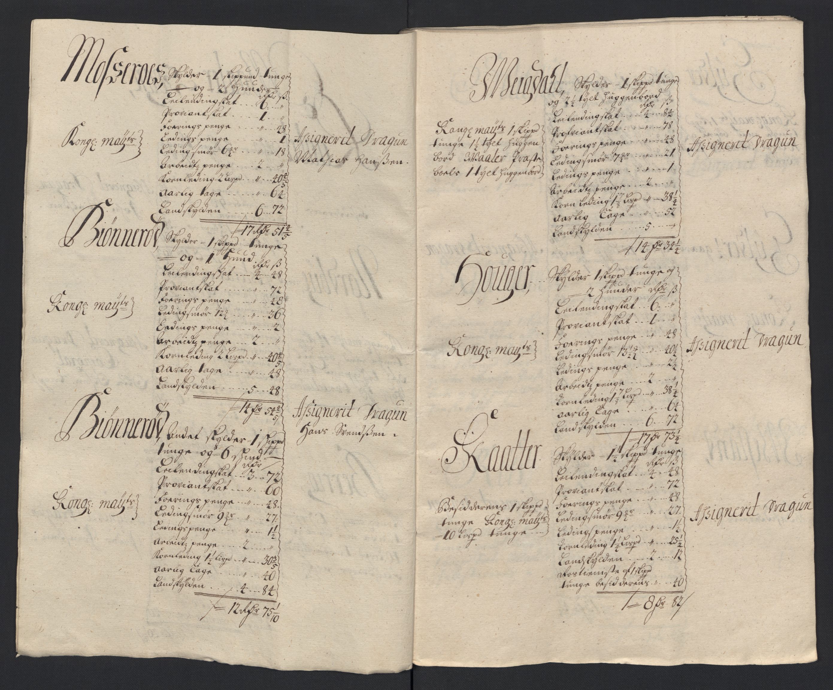 Rentekammeret inntil 1814, Reviderte regnskaper, Fogderegnskap, AV/RA-EA-4092/R04/L0133: Fogderegnskap Moss, Onsøy, Tune, Veme og Åbygge, 1705-1706, p. 287
