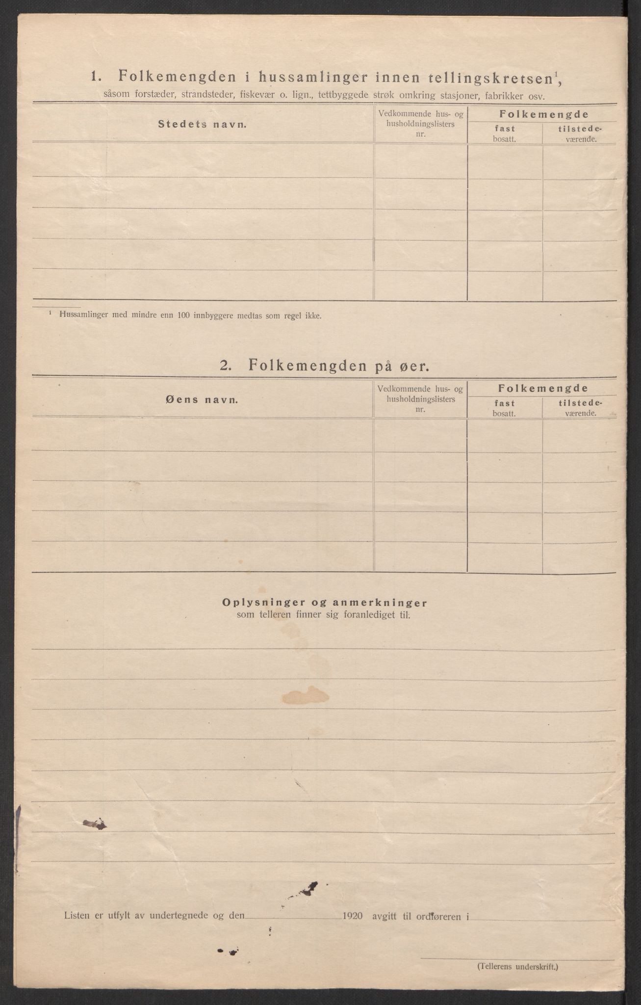 SAK, 1920 census for Landvik, 1920, p. 23