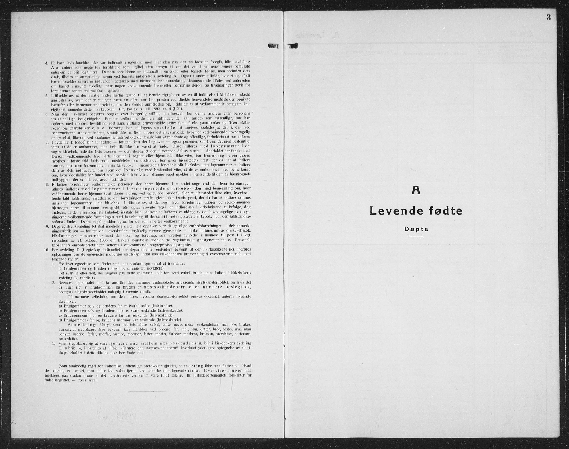 Tromøy sokneprestkontor, AV/SAK-1111-0041/F/Fb/L0008: Parish register (copy) no. B 8, 1925-1938, p. 3