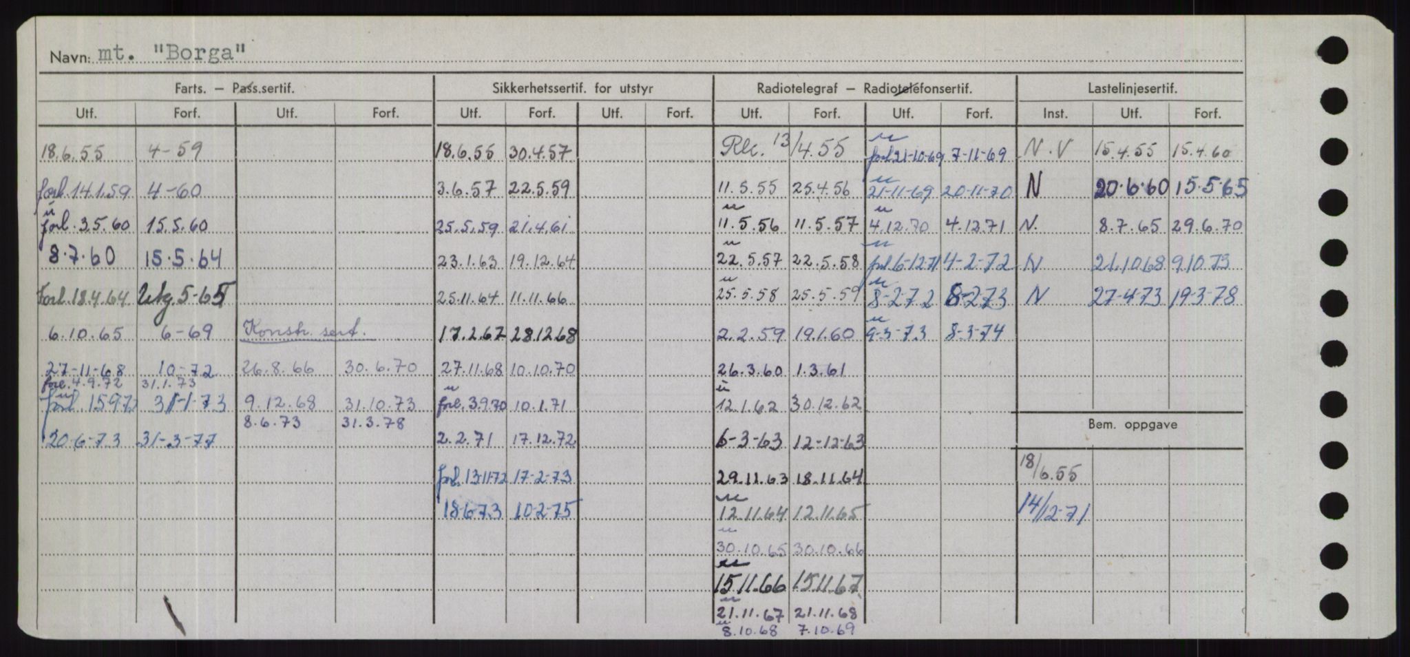 Sjøfartsdirektoratet med forløpere, Skipsmålingen, RA/S-1627/H/Hd/L0004: Fartøy, Bia-Boy, p. 544