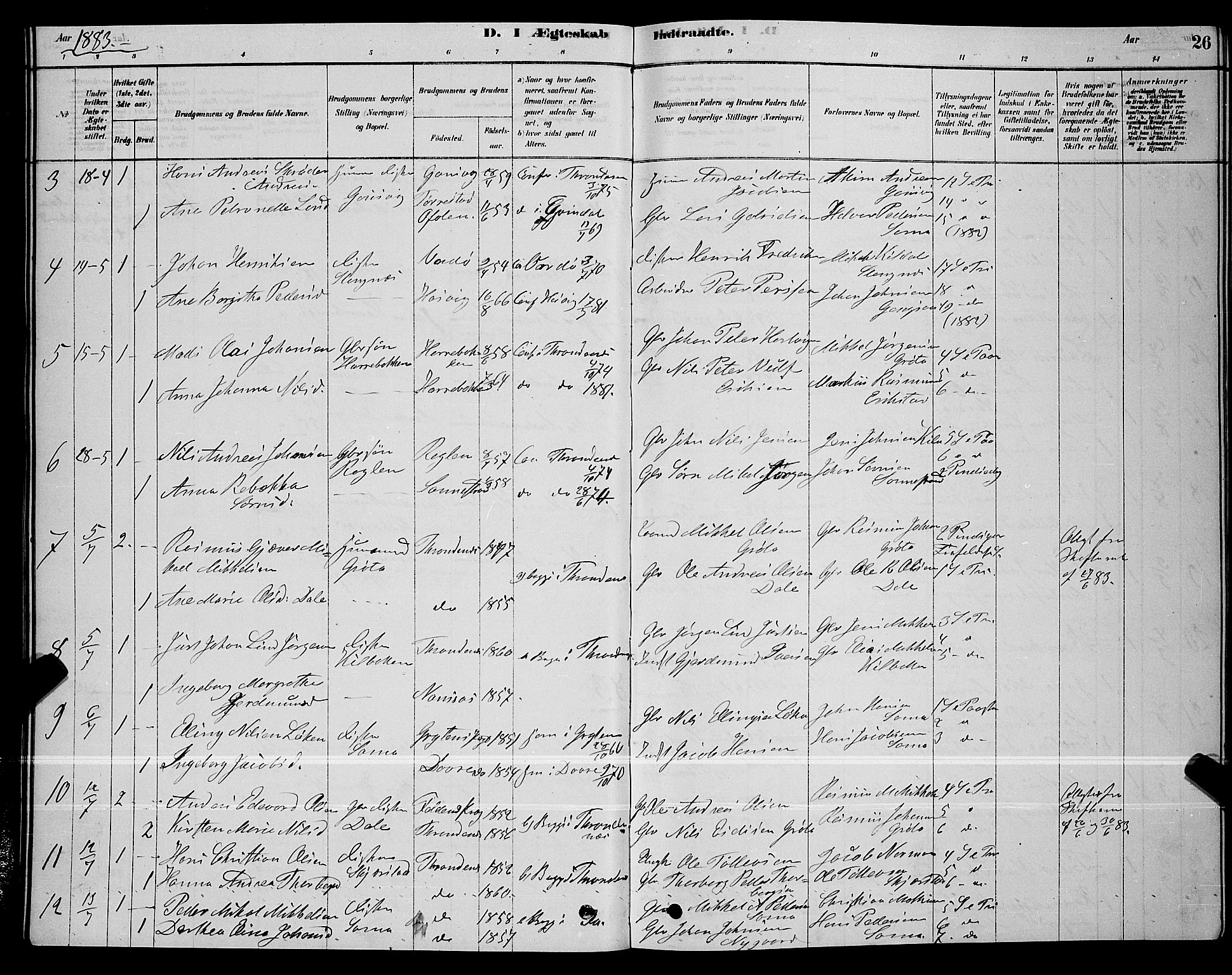 Trondenes sokneprestkontor, AV/SATØ-S-1319/H/Hb/L0010klokker: Parish register (copy) no. 10, 1878-1890, p. 26