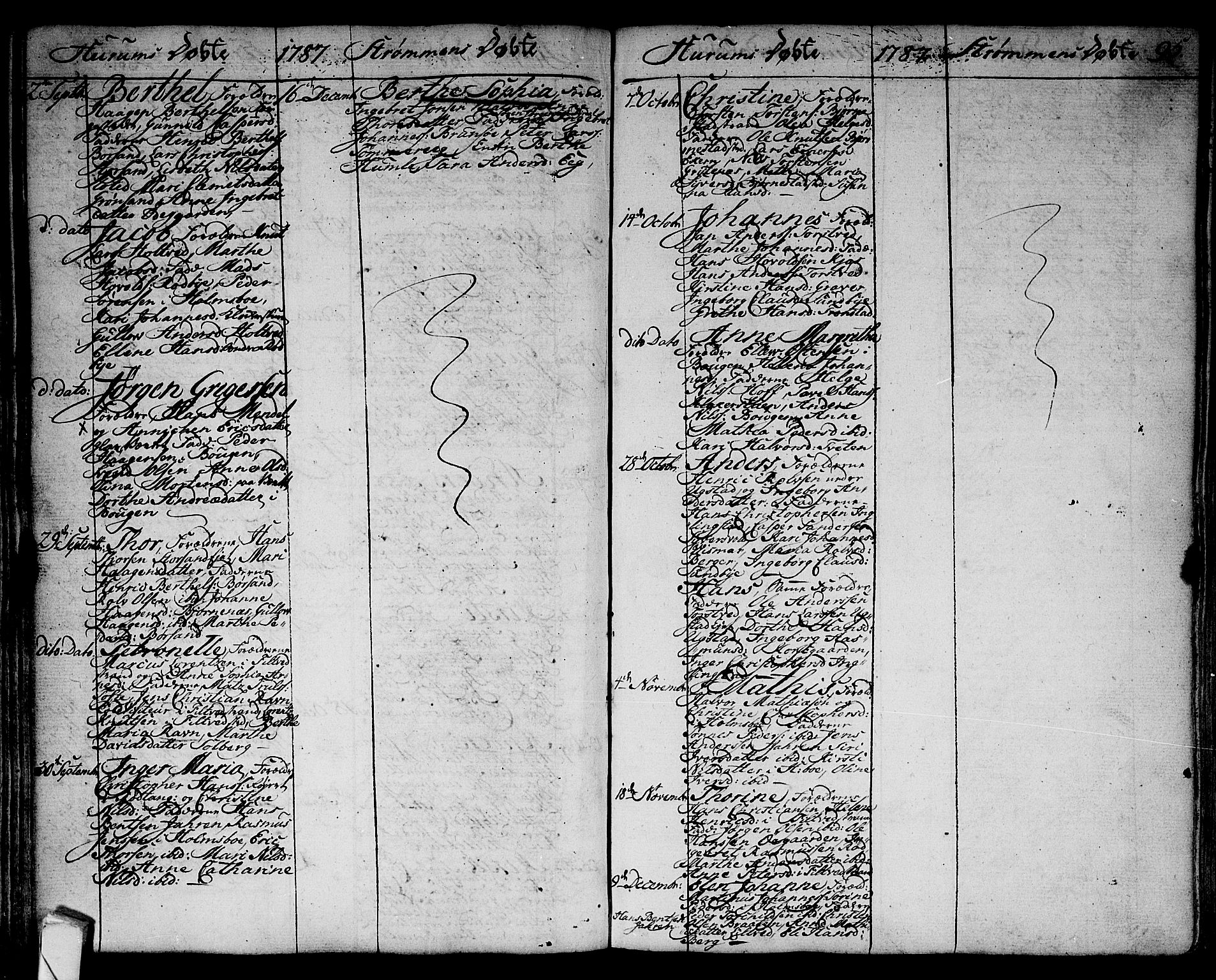 Hurum kirkebøker, AV/SAKO-A-229/F/Fa/L0007: Parish register (official) no. 7, 1771-1810, p. 95