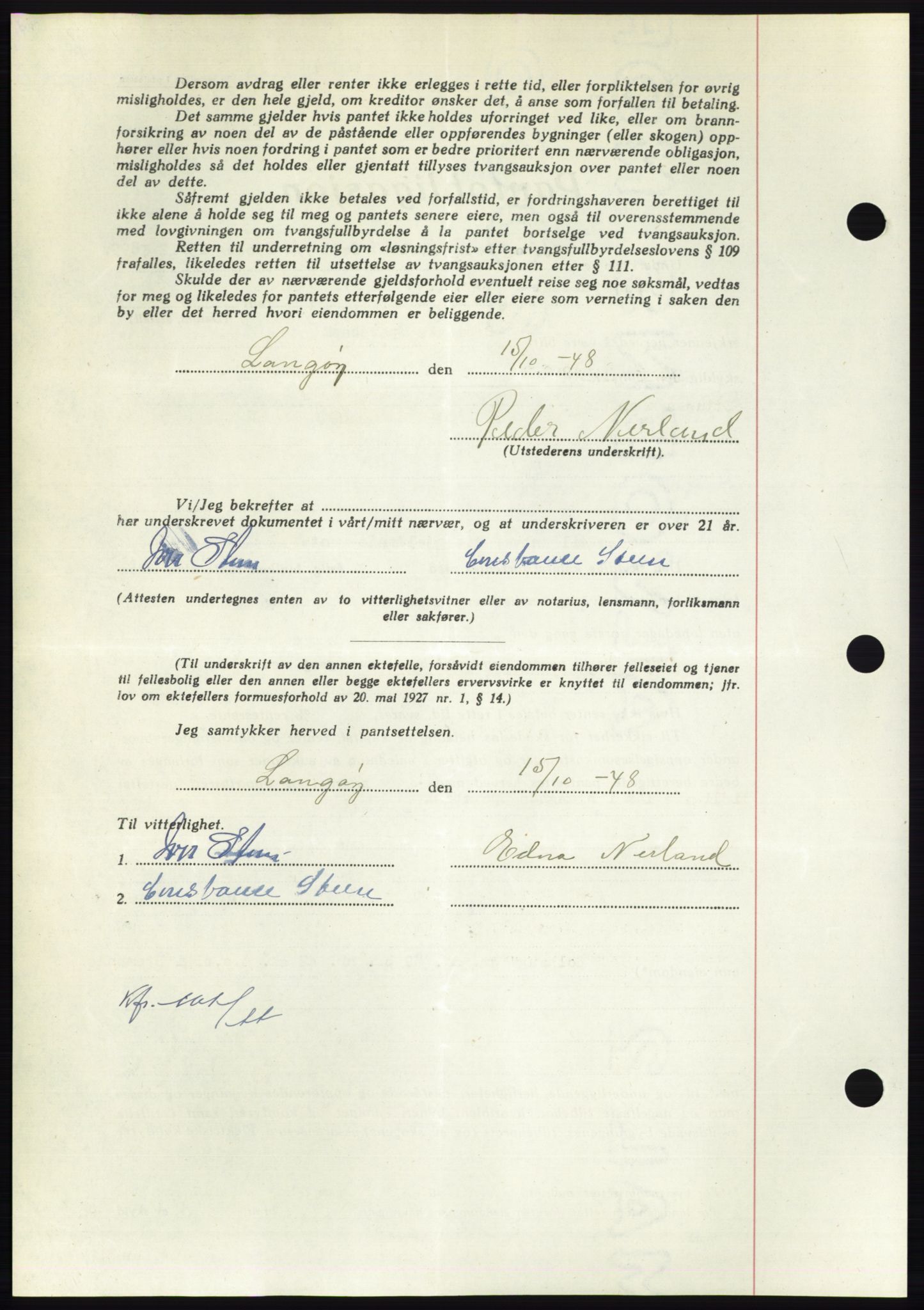 Nordmøre sorenskriveri, AV/SAT-A-4132/1/2/2Ca: Mortgage book no. B99, 1948-1948, Diary no: : 2970/1948