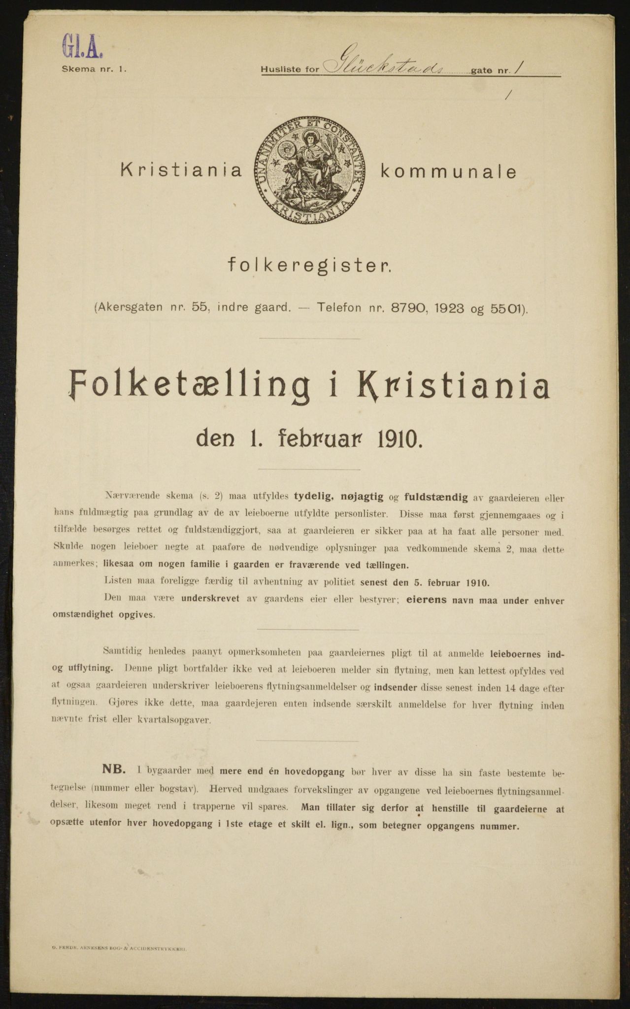 OBA, Municipal Census 1910 for Kristiania, 1910, p. 27895