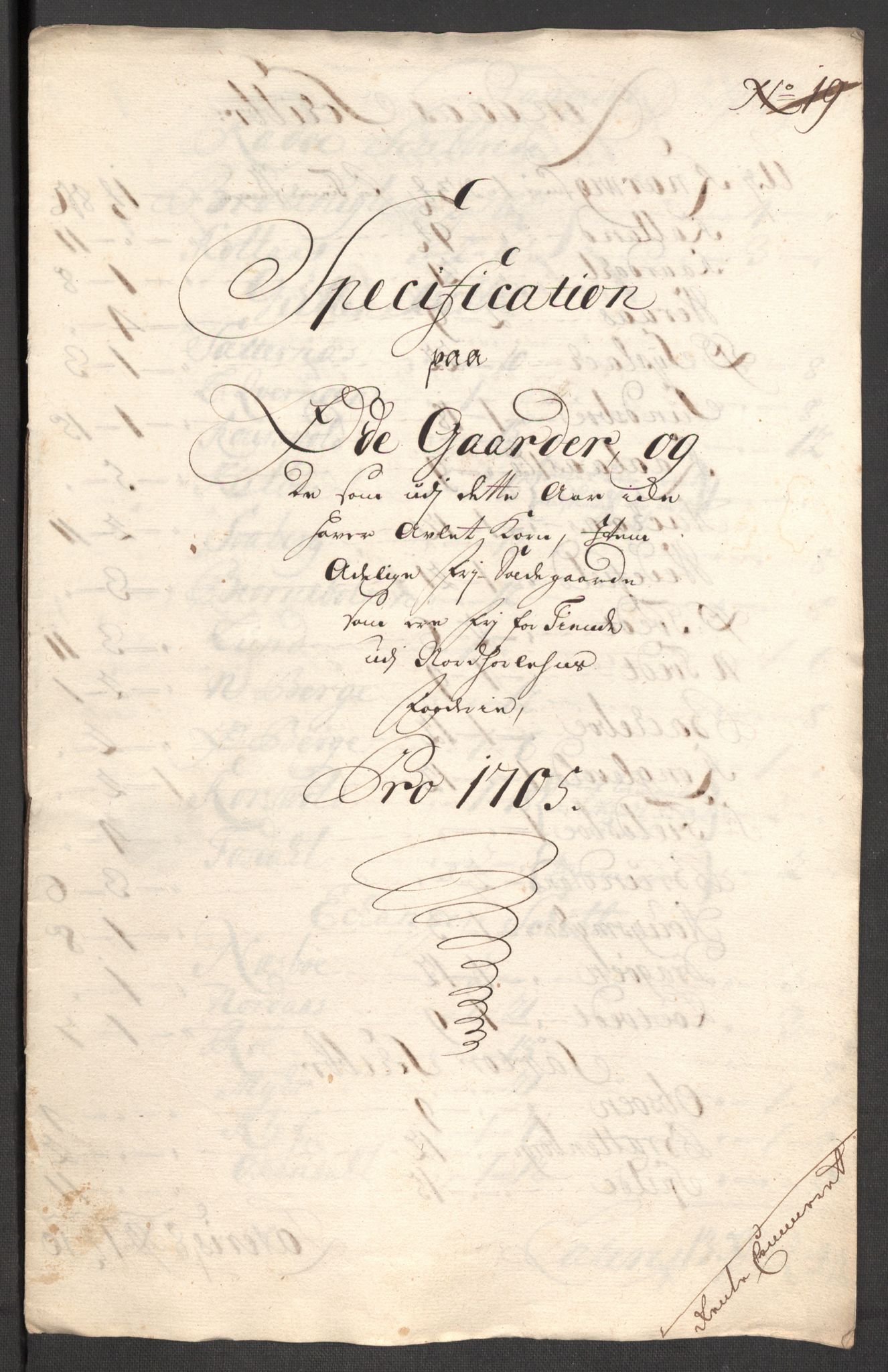 Rentekammeret inntil 1814, Reviderte regnskaper, Fogderegnskap, RA/EA-4092/R51/L3187: Fogderegnskap Nordhordland og Voss, 1704-1705, p. 389