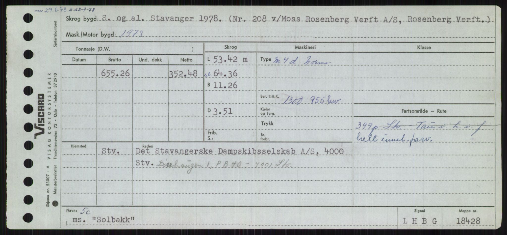 Sjøfartsdirektoratet med forløpere, Skipsmålingen, RA/S-1627/H/Ha/L0005/0002: Fartøy, S-Sven / Fartøy, Skjo-Sven, p. 165