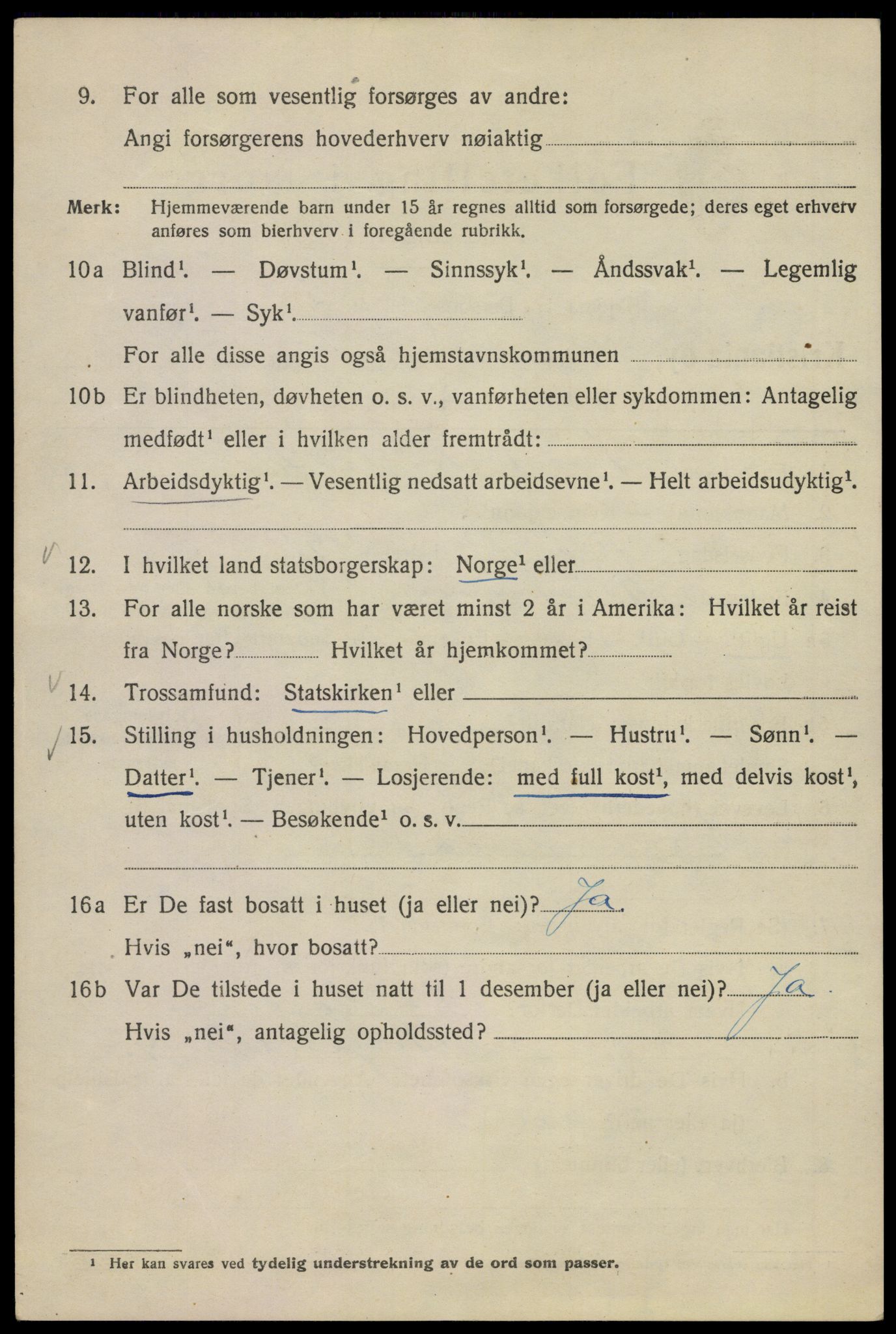 SAO, 1920 census for Kristiania, 1920, p. 268514