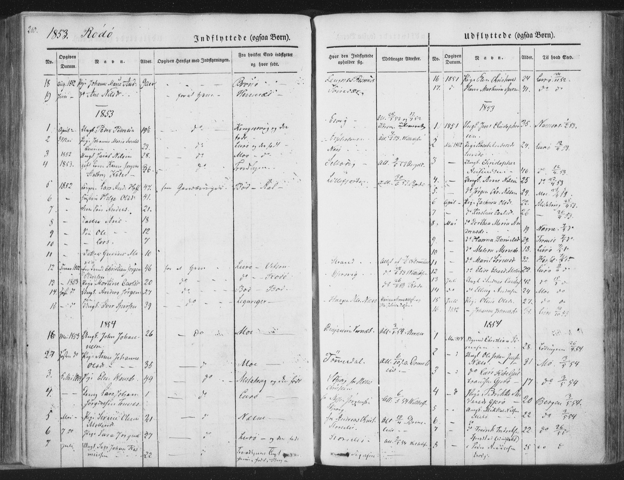 Ministerialprotokoller, klokkerbøker og fødselsregistre - Nordland, SAT/A-1459/841/L0604: Parish register (official) no. 841A09 /1, 1845-1862, p. 210