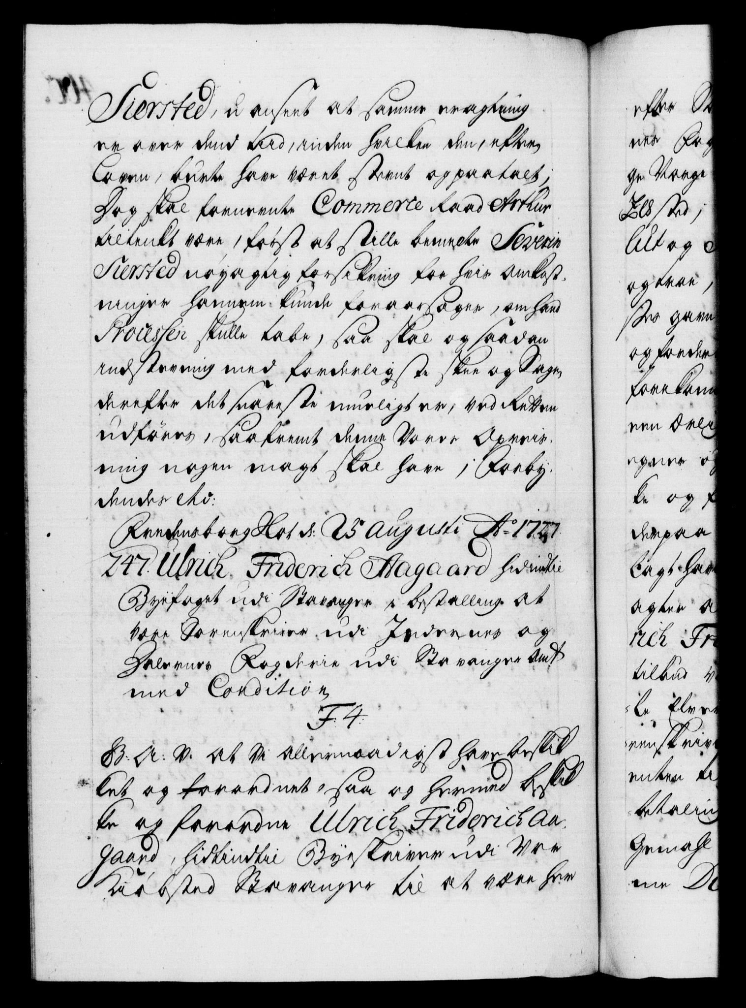 Danske Kanselli 1572-1799, AV/RA-EA-3023/F/Fc/Fca/Fcaa/L0025: Norske registre, 1726-1728, p. 460b