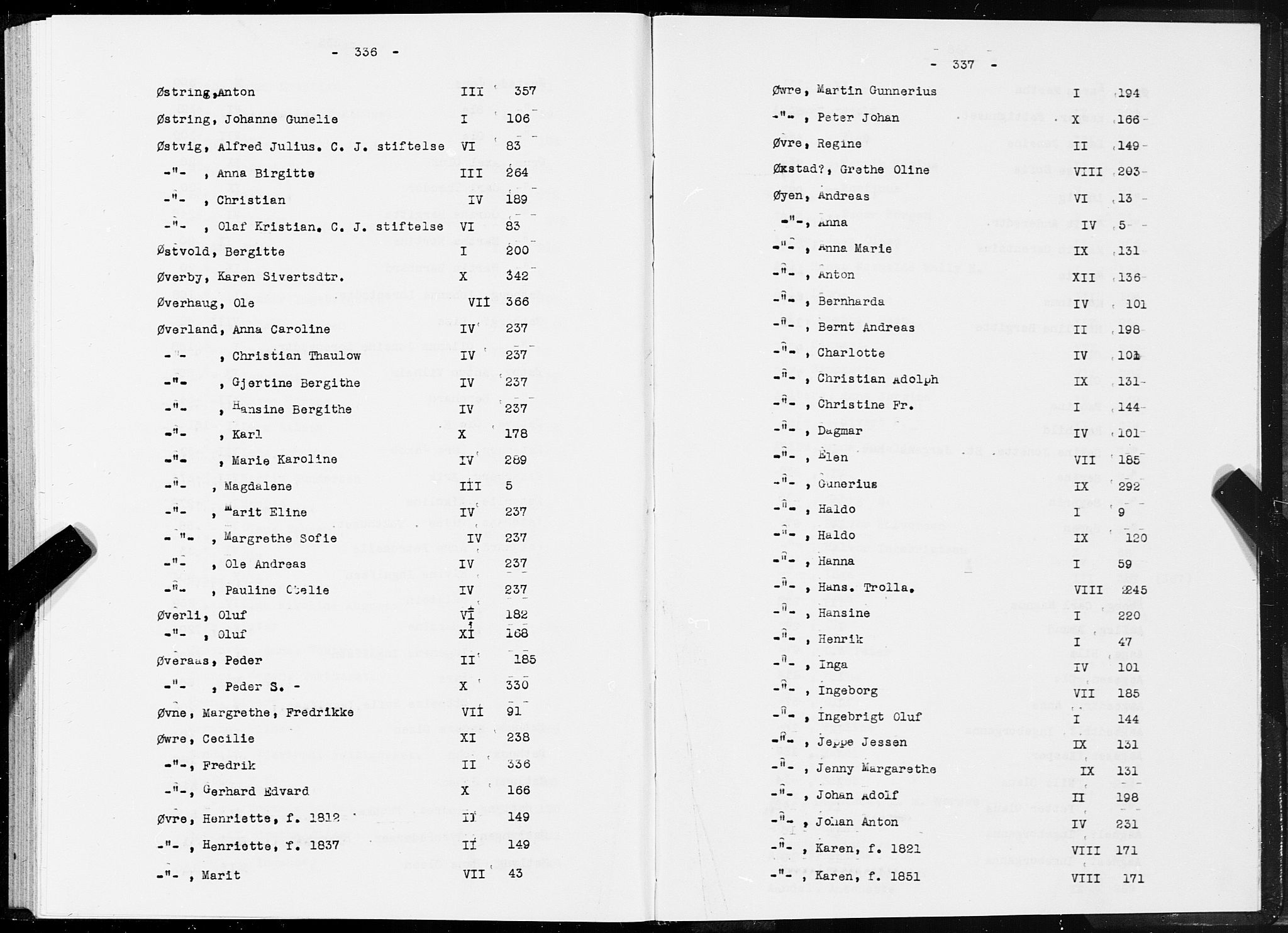 SAT, 1875 census for 1601 Trondheim, 1875, p. 336-337