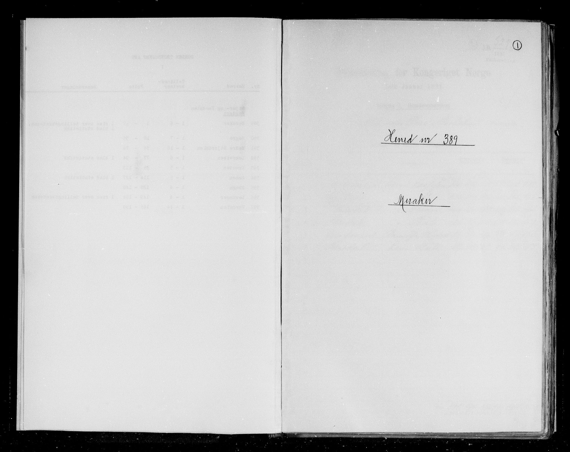 RA, 1891 census for 1711 Meråker, 1891, p. 1