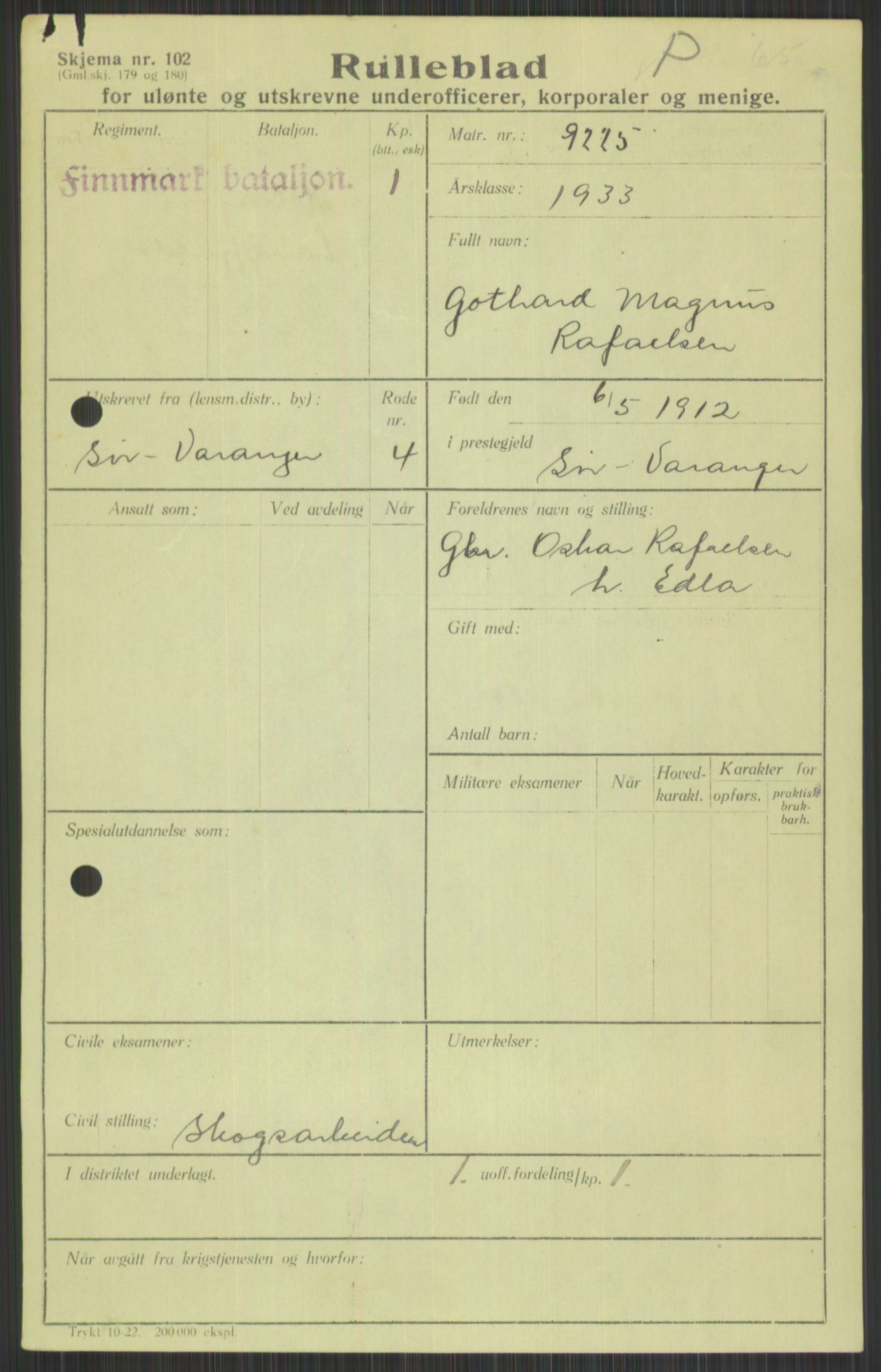 Forsvaret, Varanger bataljon, AV/RA-RAFA-2258/1/D/L0440: Rulleblad for fødte 1892-1912, 1892-1912, p. 1741