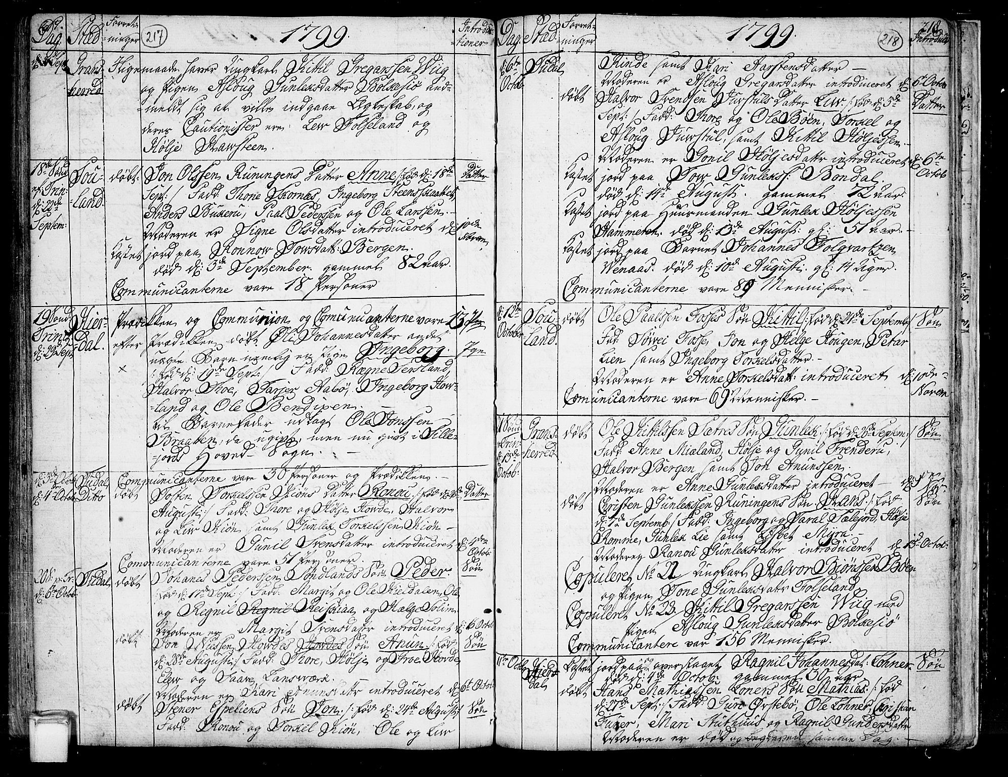 Hjartdal kirkebøker, SAKO/A-270/F/Fa/L0005: Parish register (official) no. I 5, 1776-1801, p. 217-218