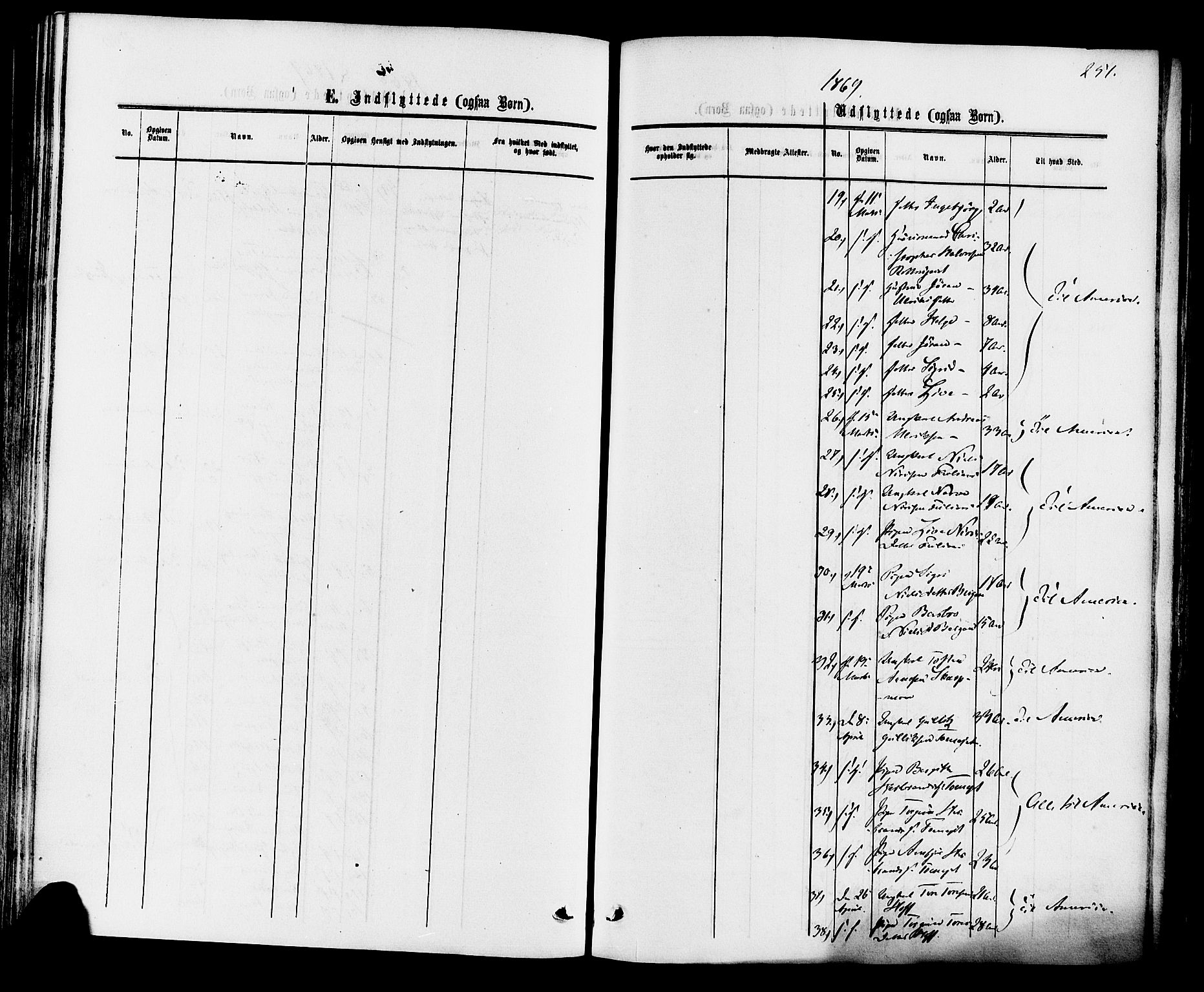 Rollag kirkebøker, AV/SAKO-A-240/F/Fa/L0009: Parish register (official) no. I 9, 1860-1874, p. 251