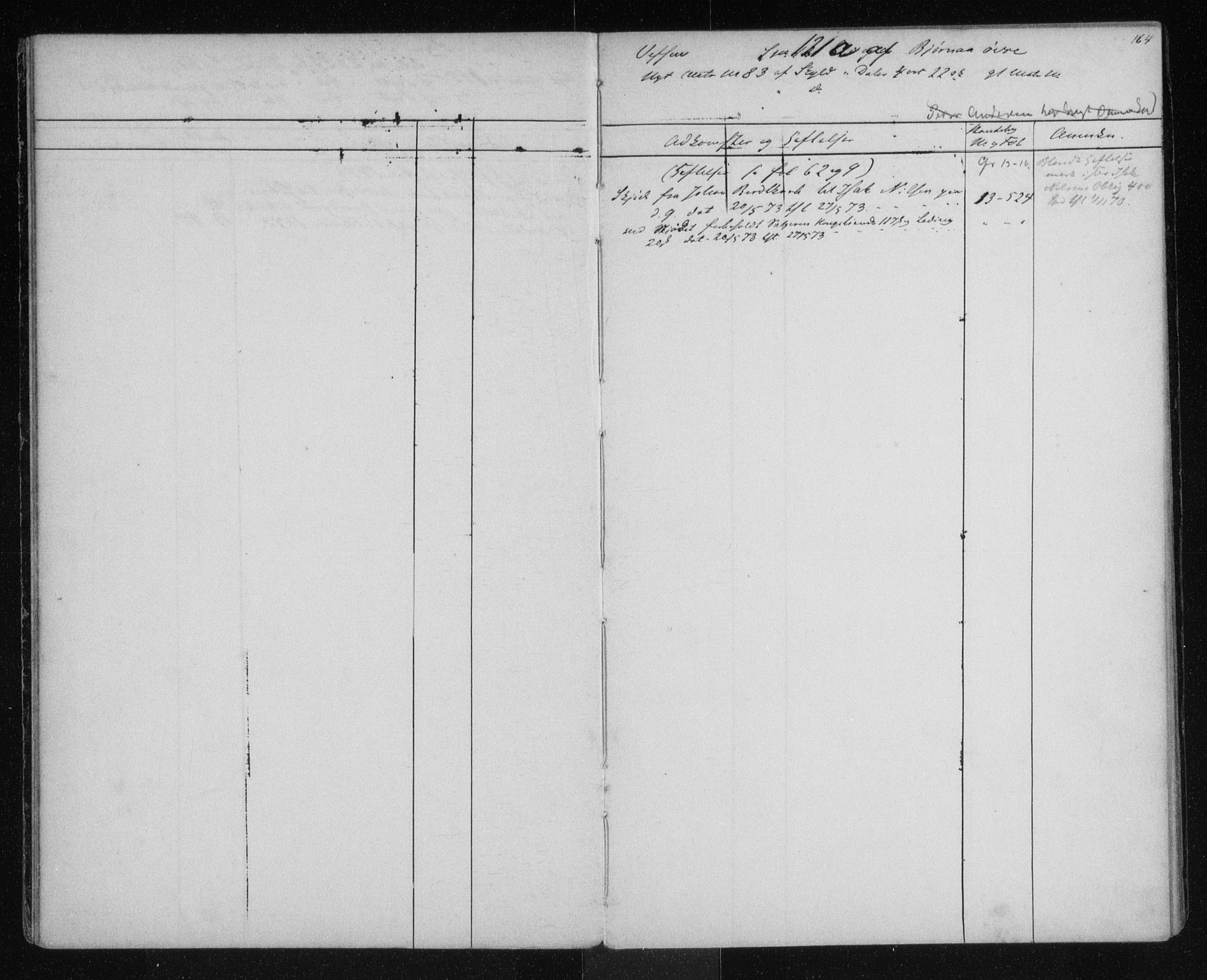 Søndre Helgeland sorenskriveri, SAT/A-4575/1/2/2A/2Aa/L0014: Mortgage register no. 14, 1850-1880, p. 164