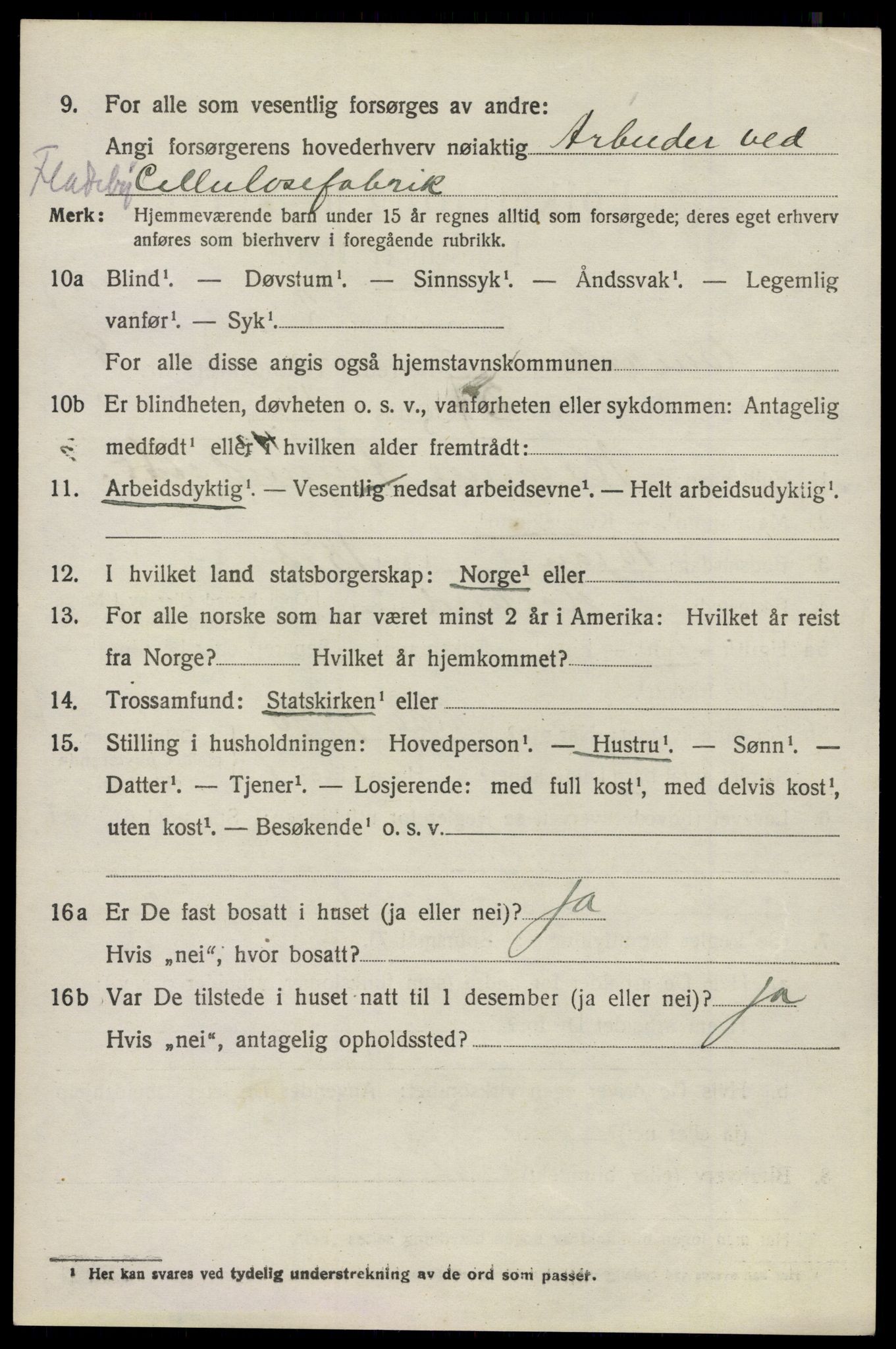 SAO, 1920 census for Enebakk, 1920, p. 7556