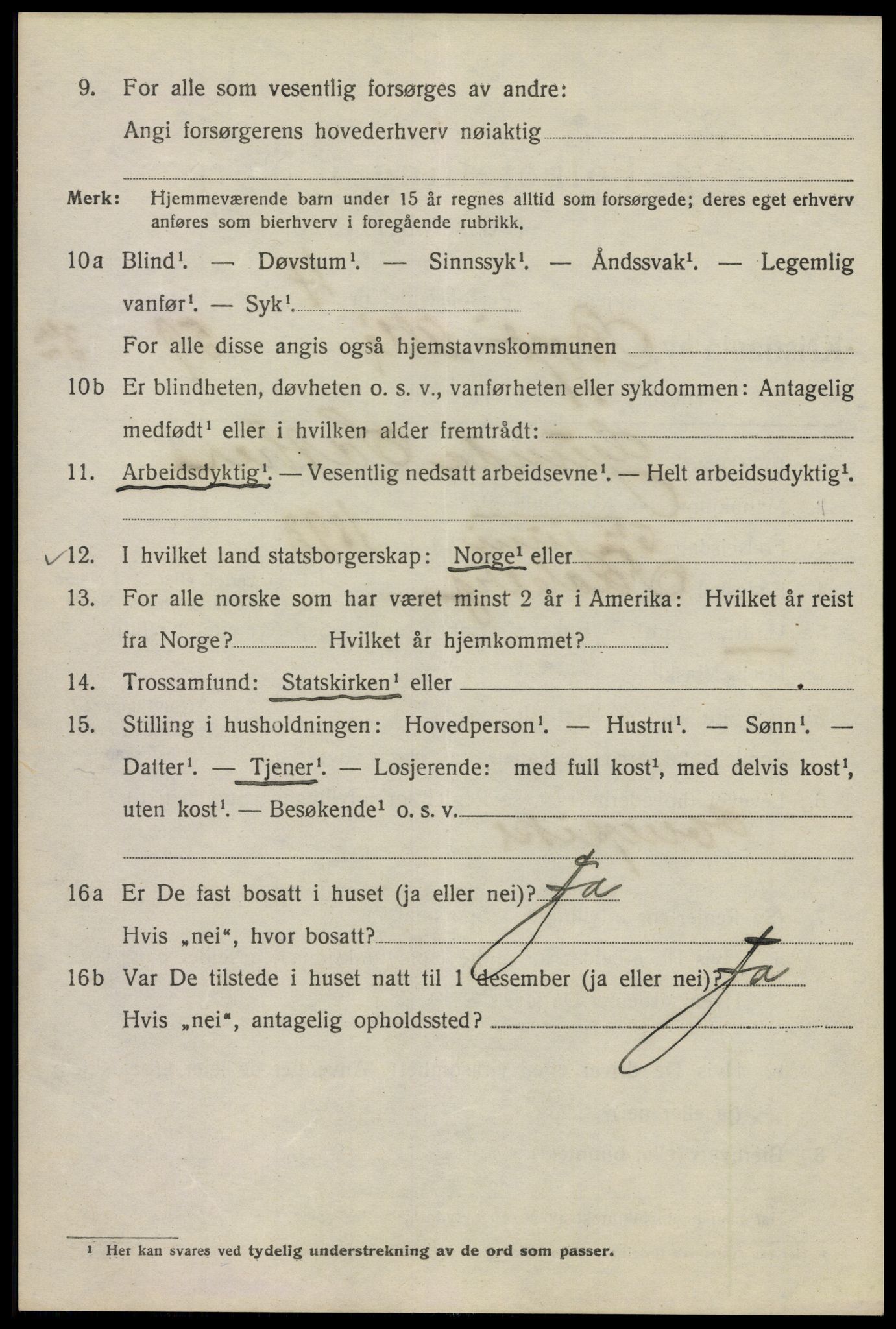 SAO, 1920 census for Kristiania, 1920, p. 179094