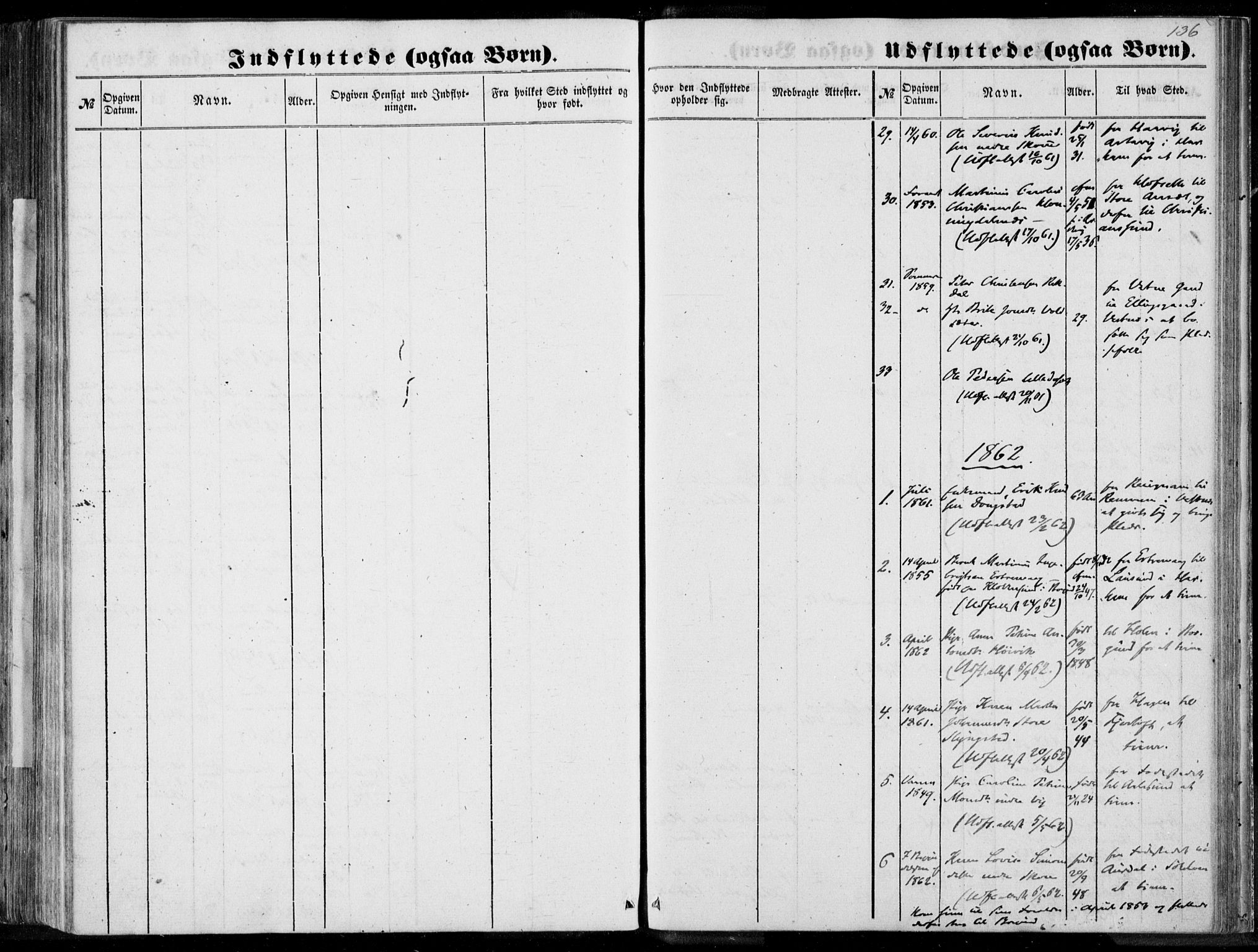 Ministerialprotokoller, klokkerbøker og fødselsregistre - Møre og Romsdal, AV/SAT-A-1454/524/L0354: Parish register (official) no. 524A06, 1857-1863, p. 136