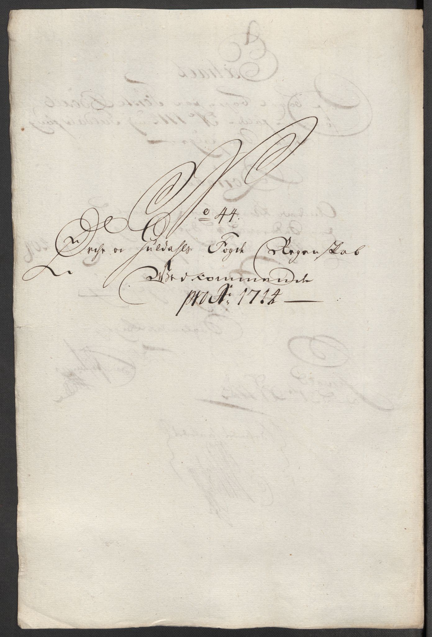 Rentekammeret inntil 1814, Reviderte regnskaper, Fogderegnskap, RA/EA-4092/R60/L3965: Fogderegnskap Orkdal og Gauldal, 1714, p. 363