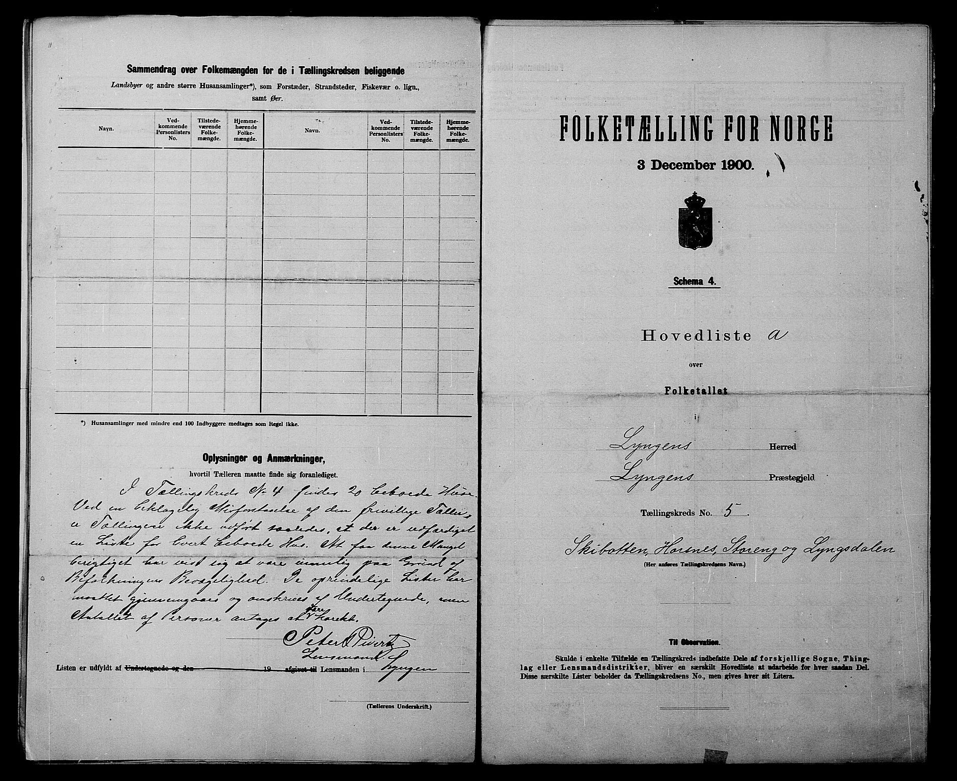 SATØ, 1900 census for Lyngen, 1900, p. 12