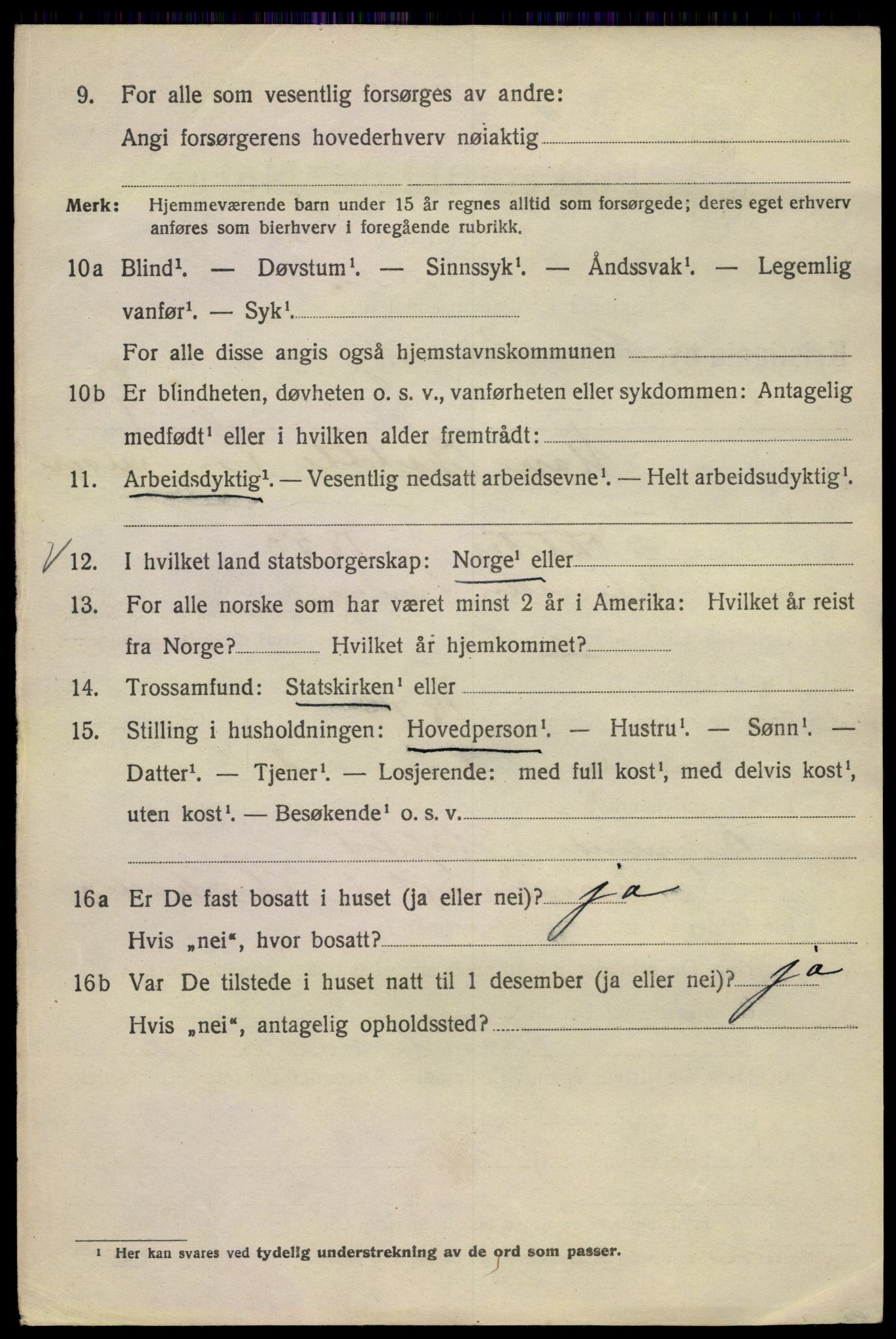 SAO, 1920 census for Kristiania, 1920, p. 466394