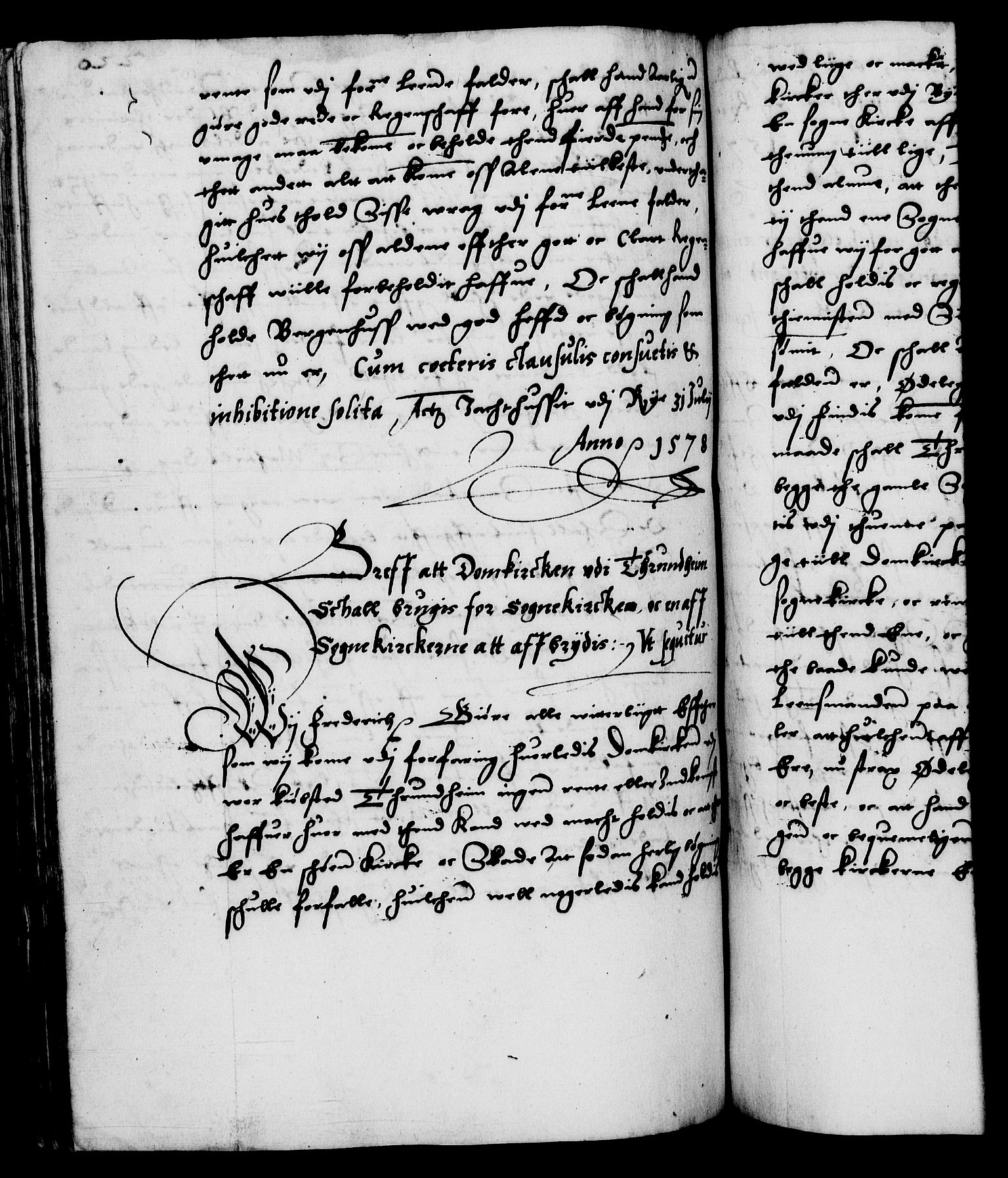 Danske Kanselli 1572-1799, RA/EA-3023/F/Fc/Fca/Fcaa/L0001: Norske registre (mikrofilm), 1572-1588, p. 220b