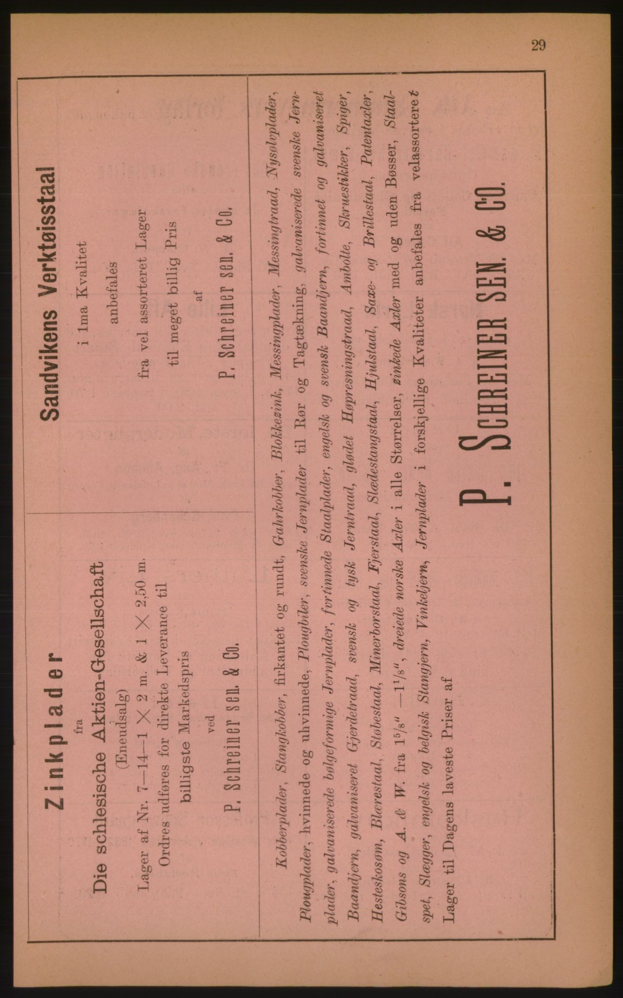 Kristiania/Oslo adressebok, PUBL/-, 1884, p. 29