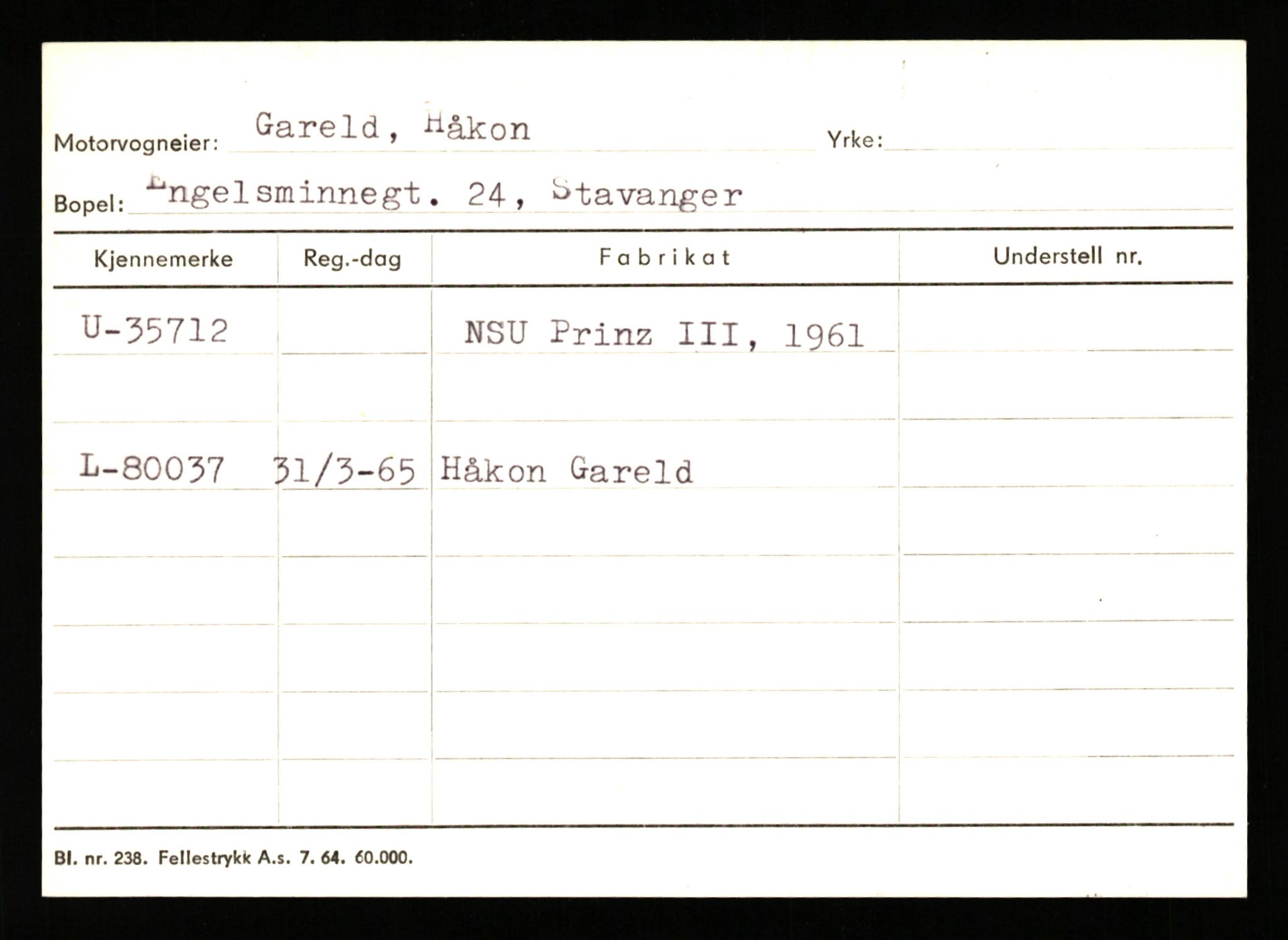 Stavanger trafikkstasjon, SAST/A-101942/0/G/L0006: Registreringsnummer: 34250 - 49007, 1930-1971, p. 457