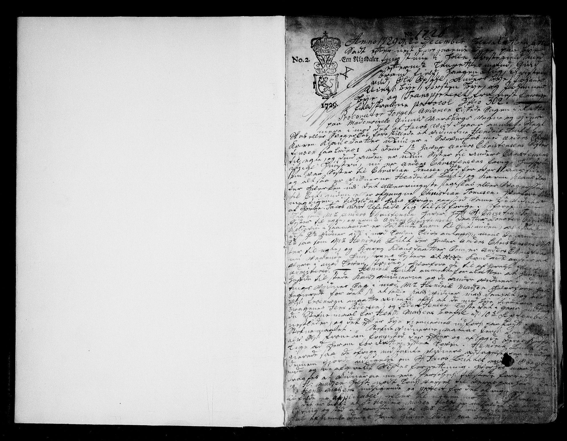 Ringerike og Hallingdal sorenskriveri, SAKO/A-81/F/Fa/Faa/L0034: Tingbok, 1729-1732