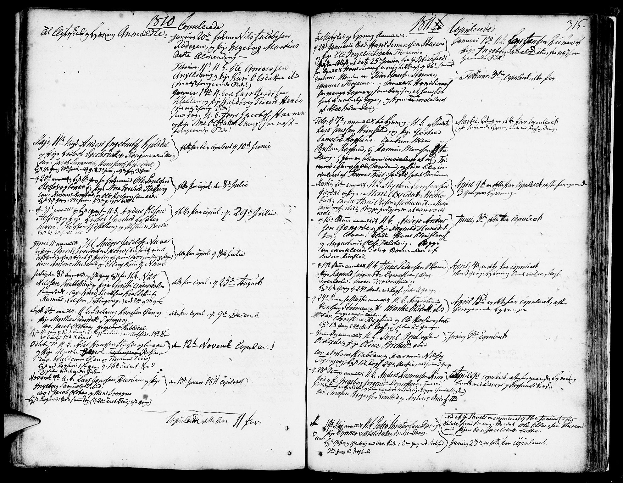 Davik sokneprestembete, SAB/A-79701/H/Haa/Haaa/L0002: Parish register (official) no. A 2, 1742-1816, p. 315