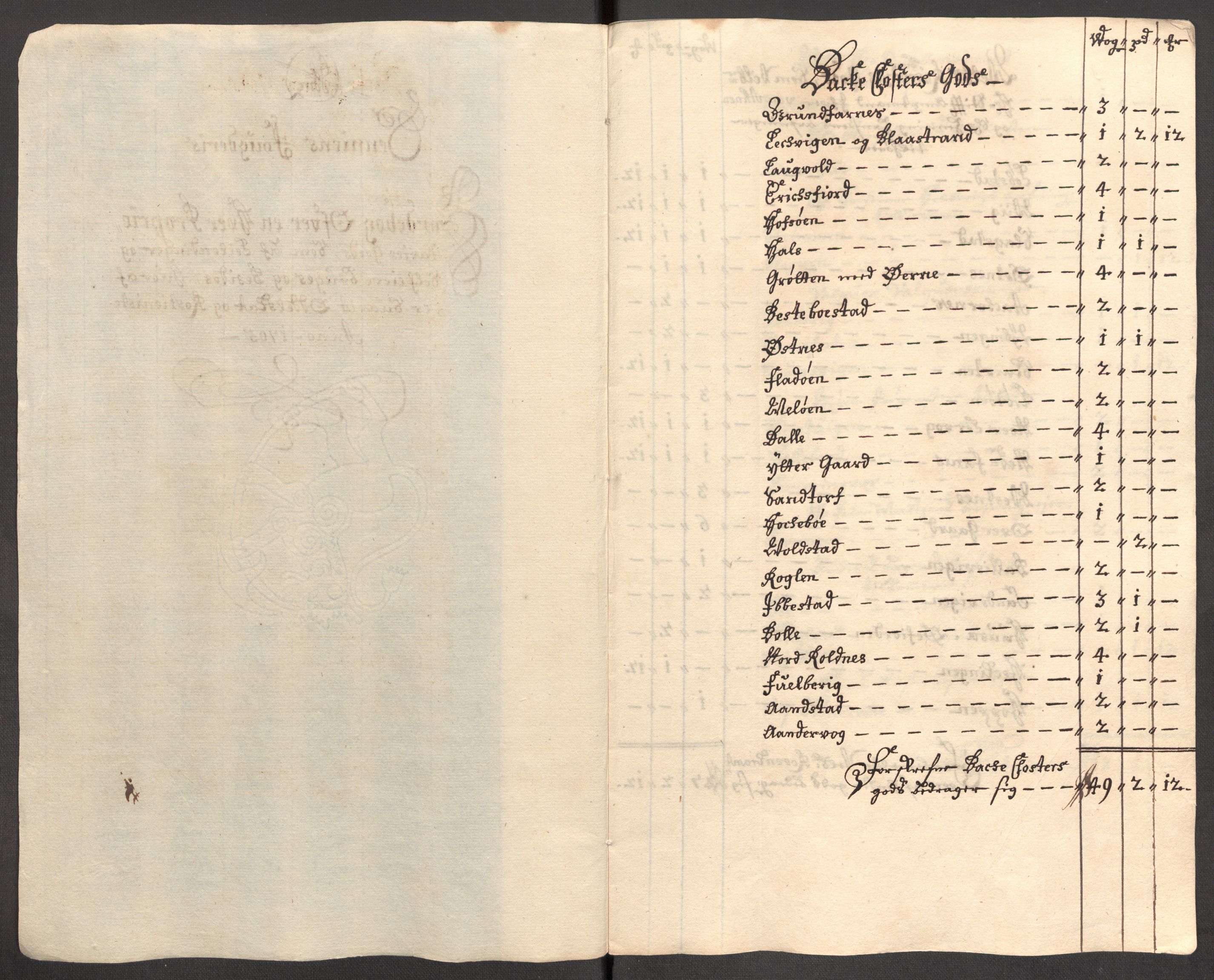 Rentekammeret inntil 1814, Reviderte regnskaper, Fogderegnskap, AV/RA-EA-4092/R68/L4756: Fogderegnskap Senja og Troms, 1705-1707, p. 43