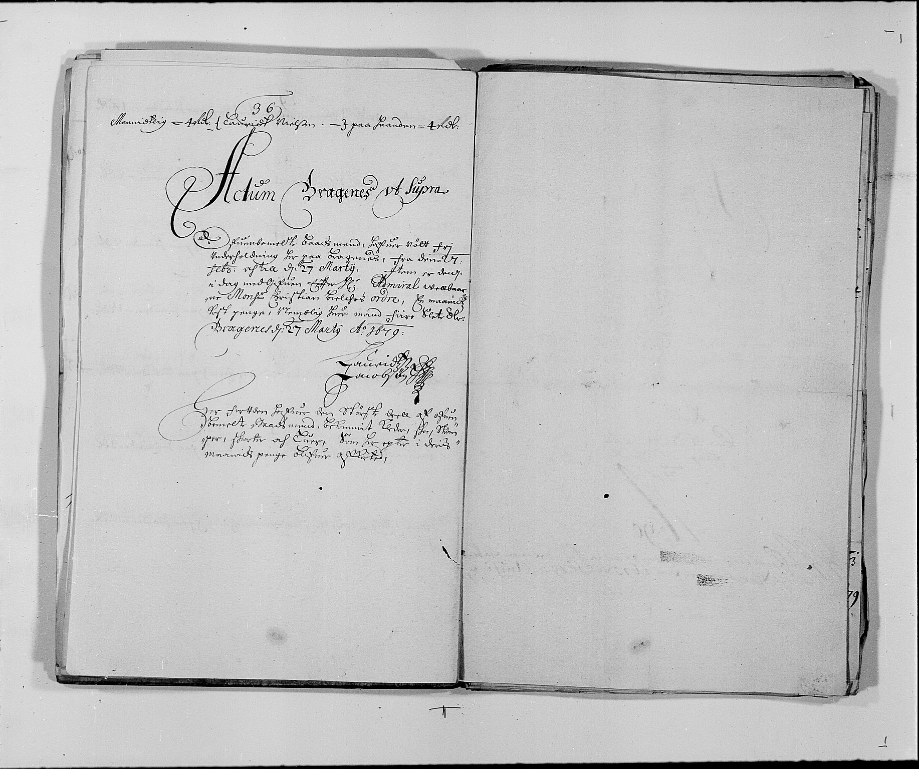 Rentekammeret inntil 1814, Reviderte regnskaper, Byregnskaper, RA/EA-4066/R/Re/L0058: [E3] Kontribusjonsregnskap (med Bragernes og Strømsø), 1675-1679, p. 318