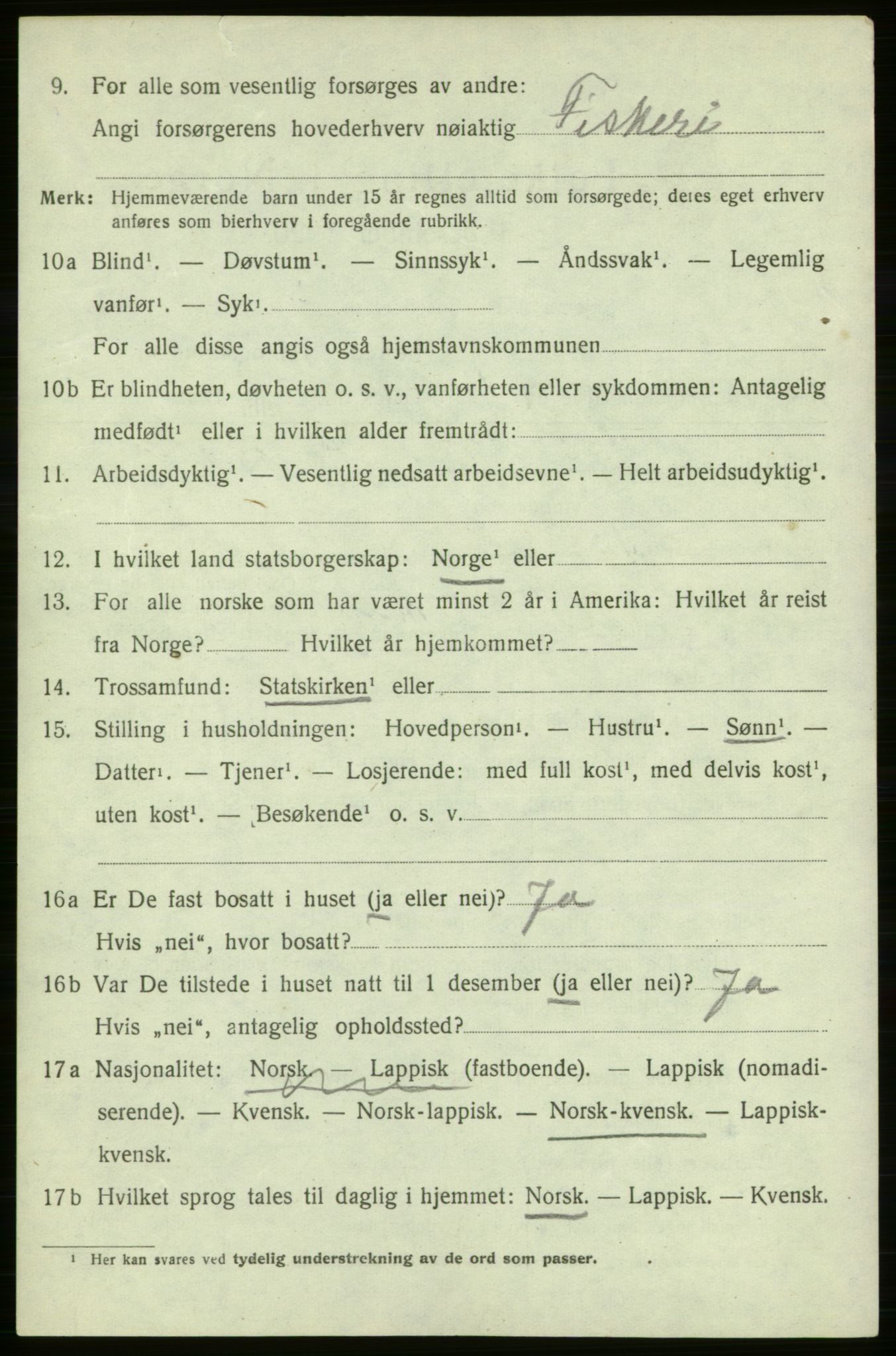 SATØ, 1920 census for Måsøy, 1920, p. 1187