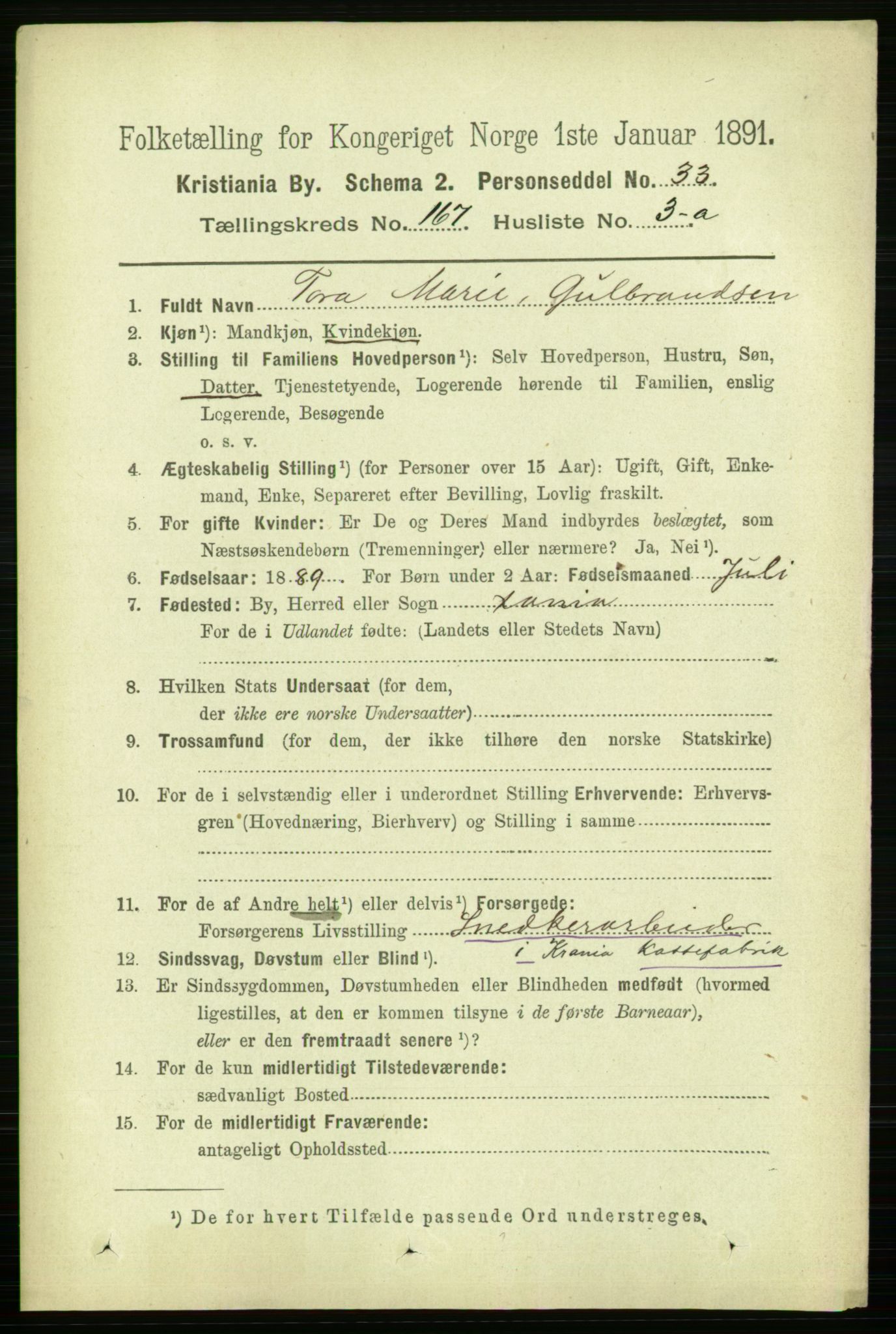 RA, 1891 census for 0301 Kristiania, 1891, p. 97323