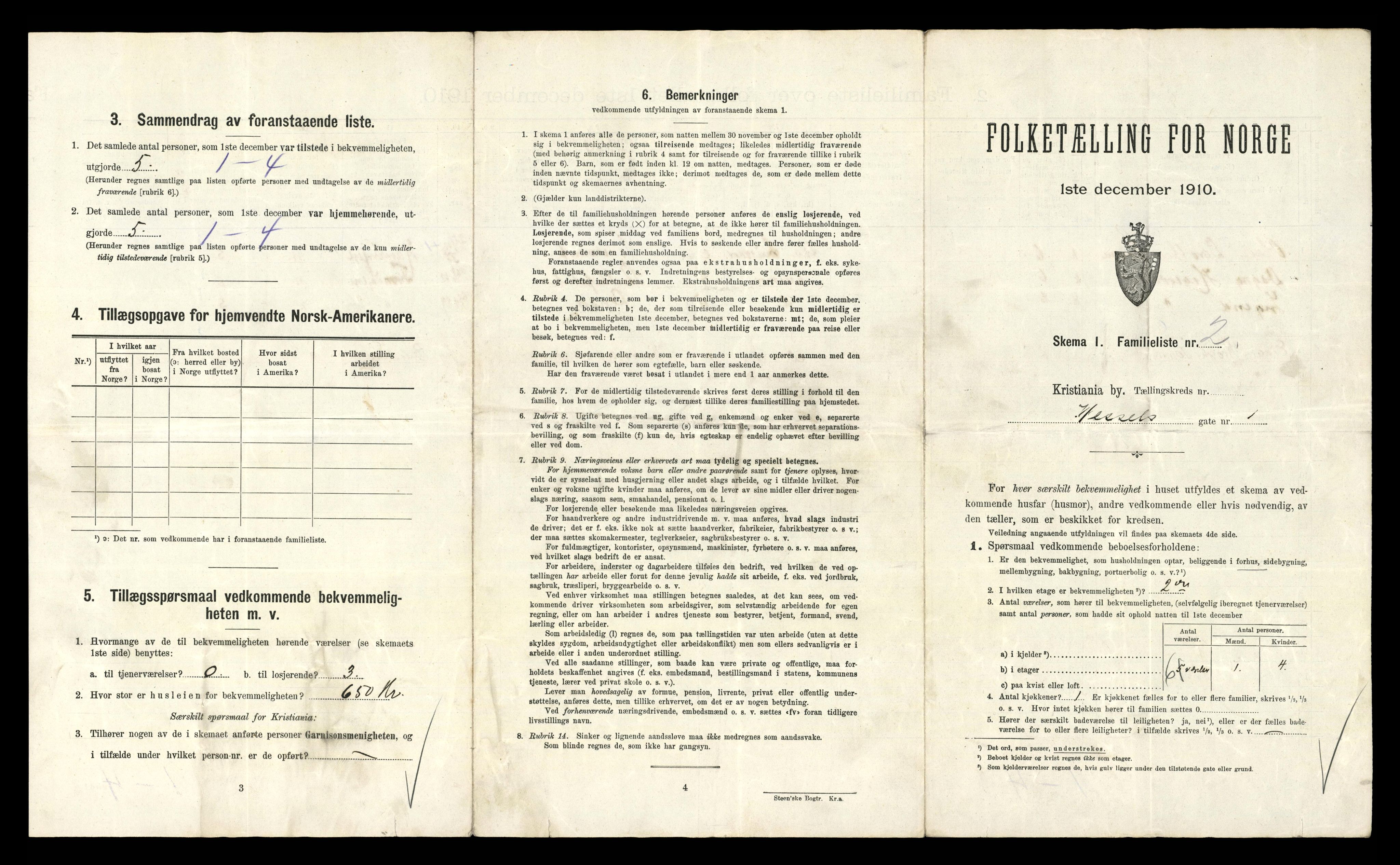 RA, 1910 census for Kristiania, 1910, p. 122941