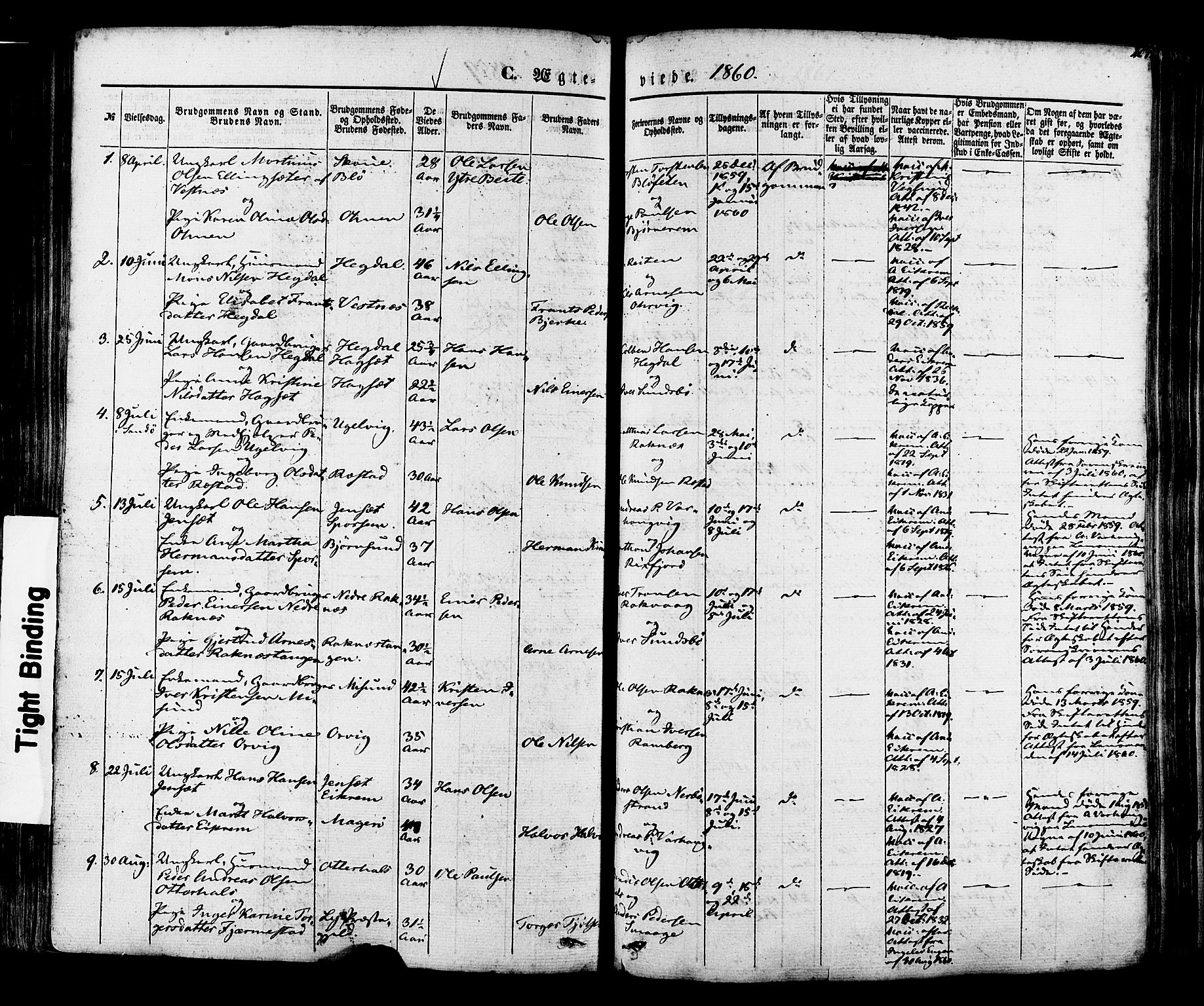 Ministerialprotokoller, klokkerbøker og fødselsregistre - Møre og Romsdal, SAT/A-1454/560/L0719: Parish register (official) no. 560A03, 1845-1872, p. 207