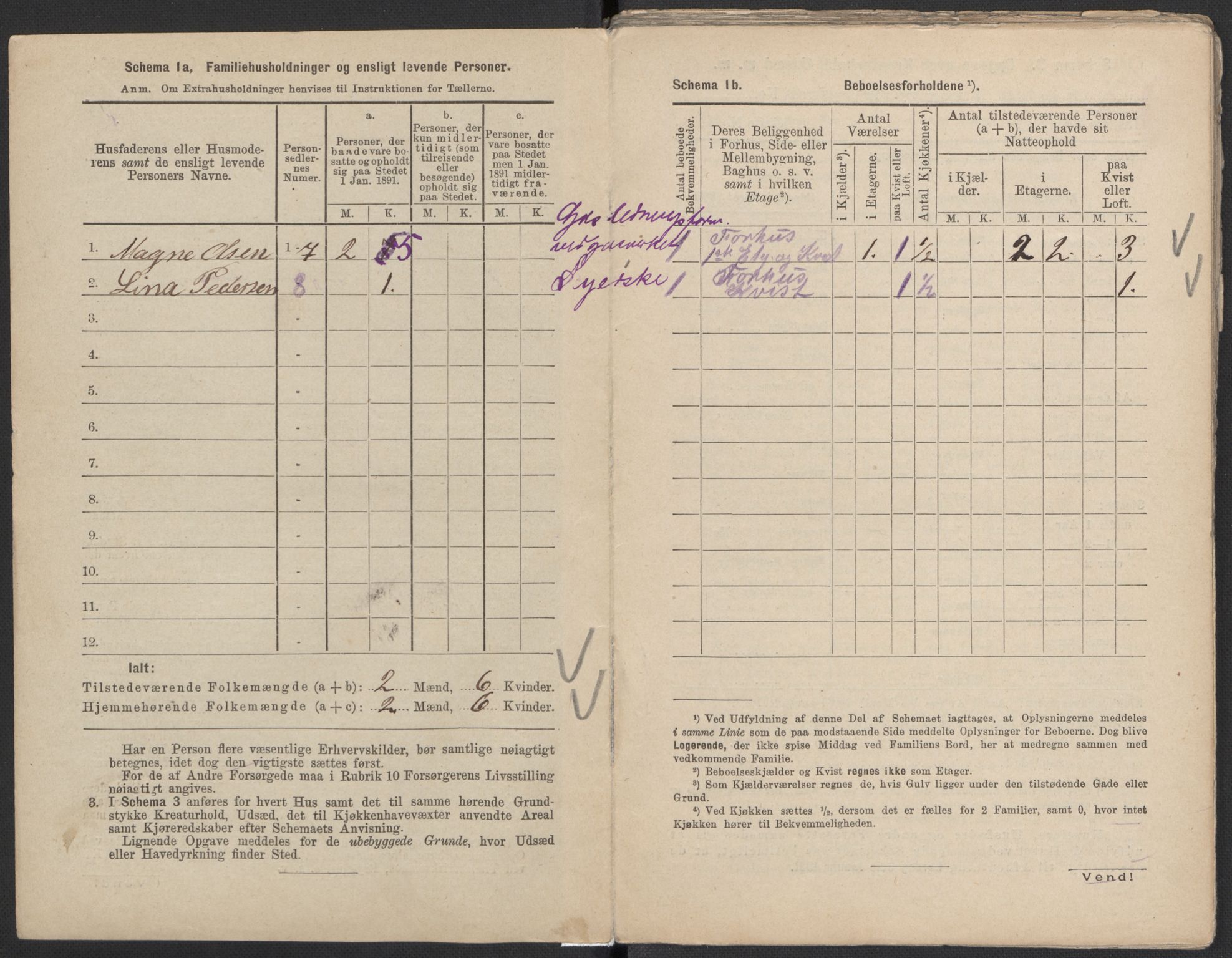 RA, 1891 Census for 1301 Bergen, 1891, p. 8858