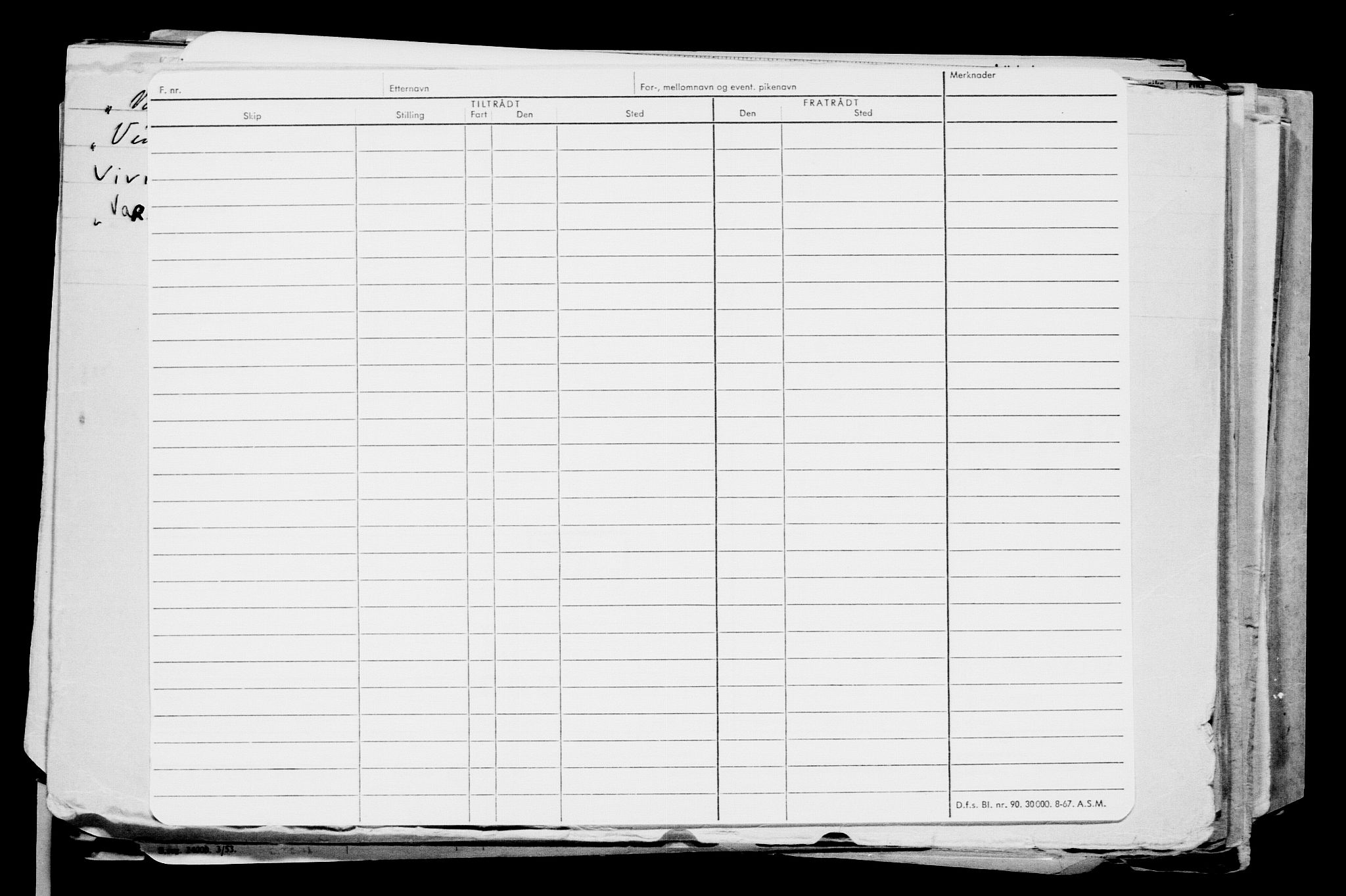 Direktoratet for sjømenn, AV/RA-S-3545/G/Gb/L0116: Hovedkort, 1913, p. 99