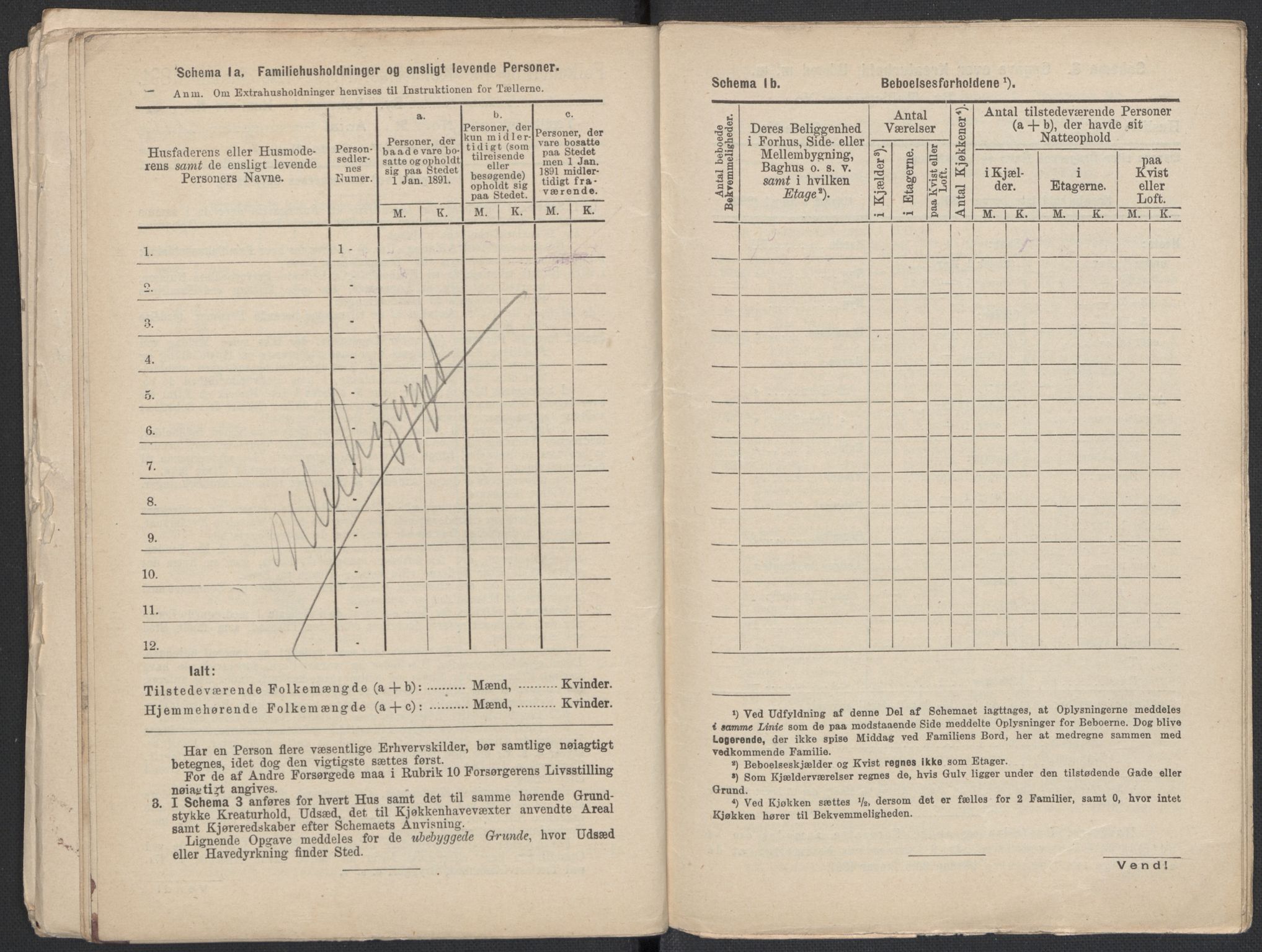 RA, 1891 Census for 1301 Bergen, 1891, p. 7416