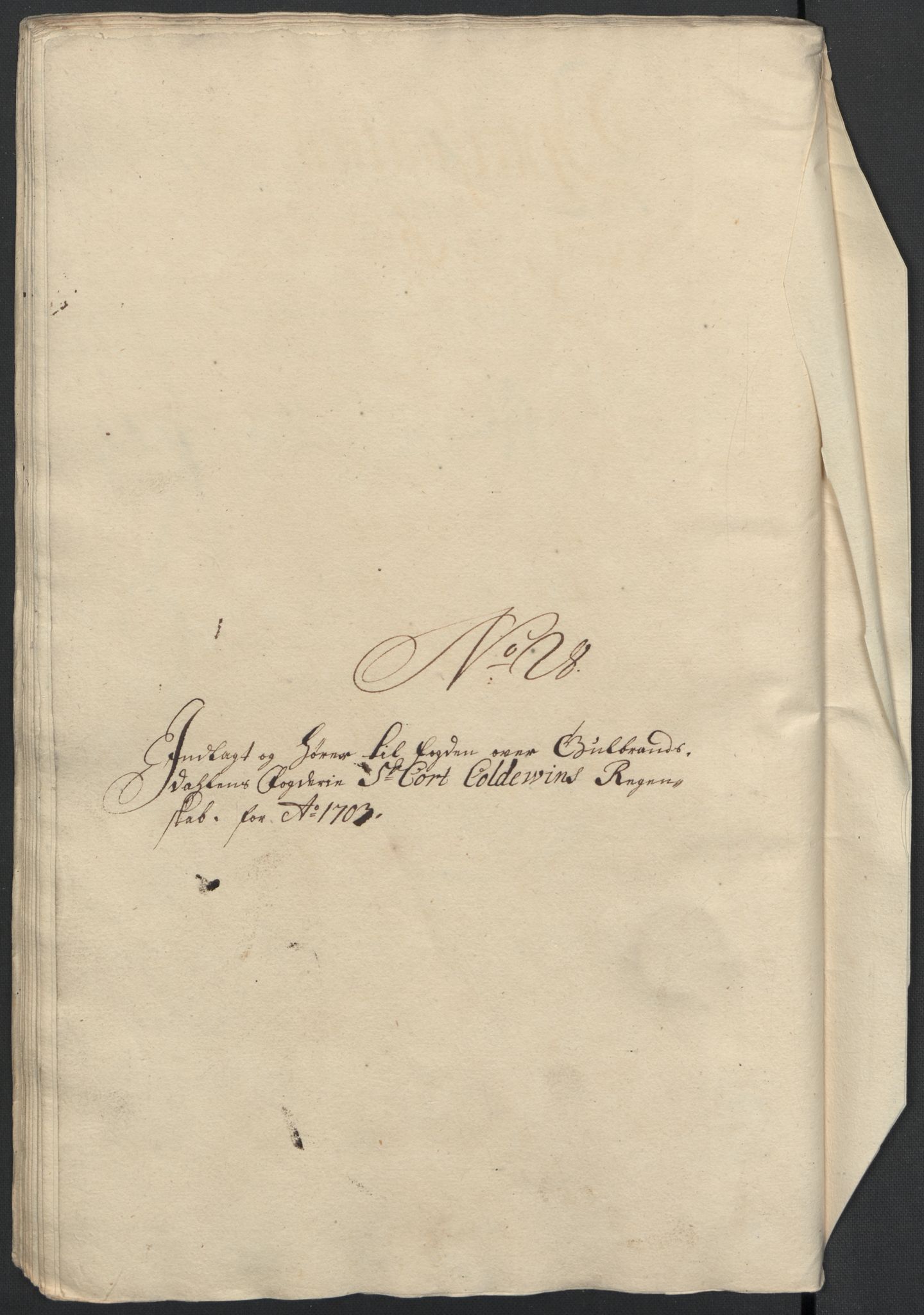 Rentekammeret inntil 1814, Reviderte regnskaper, Fogderegnskap, RA/EA-4092/R17/L1176: Fogderegnskap Gudbrandsdal, 1703, p. 202
