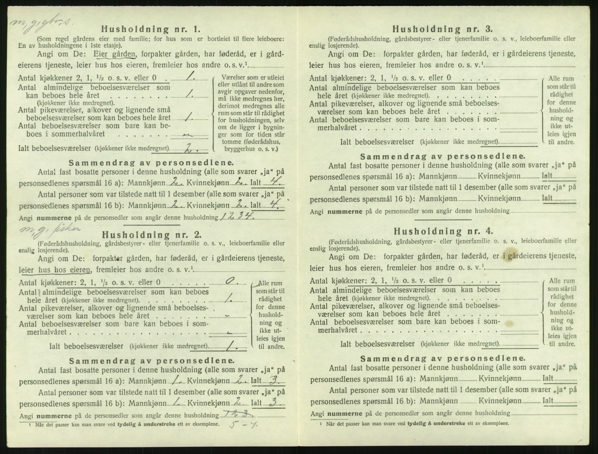 SAT, 1920 census for Aukra, 1920, p. 730