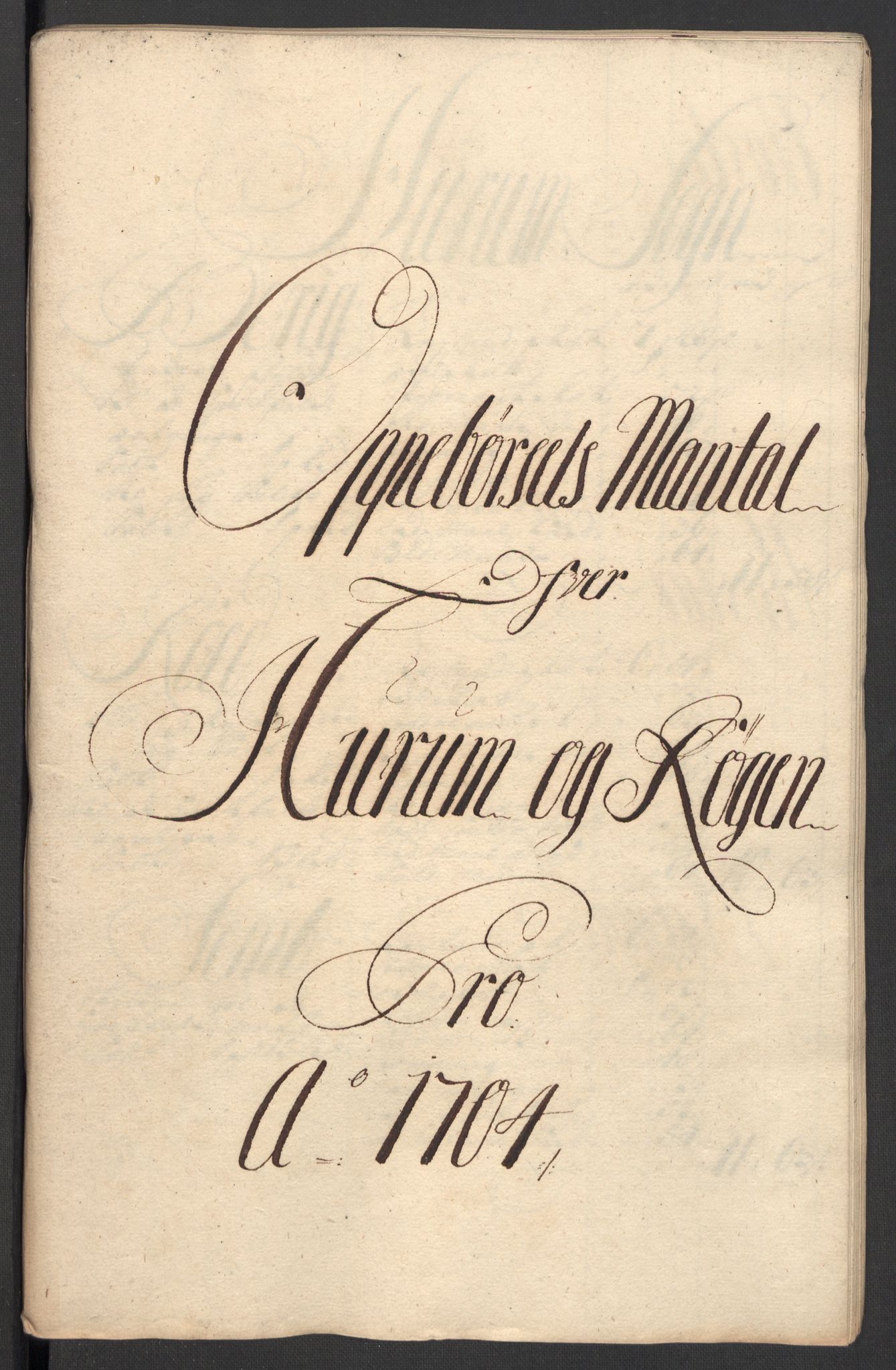 Rentekammeret inntil 1814, Reviderte regnskaper, Fogderegnskap, AV/RA-EA-4092/R30/L1700: Fogderegnskap Hurum, Røyken, Eiker og Lier, 1704-1705, p. 127