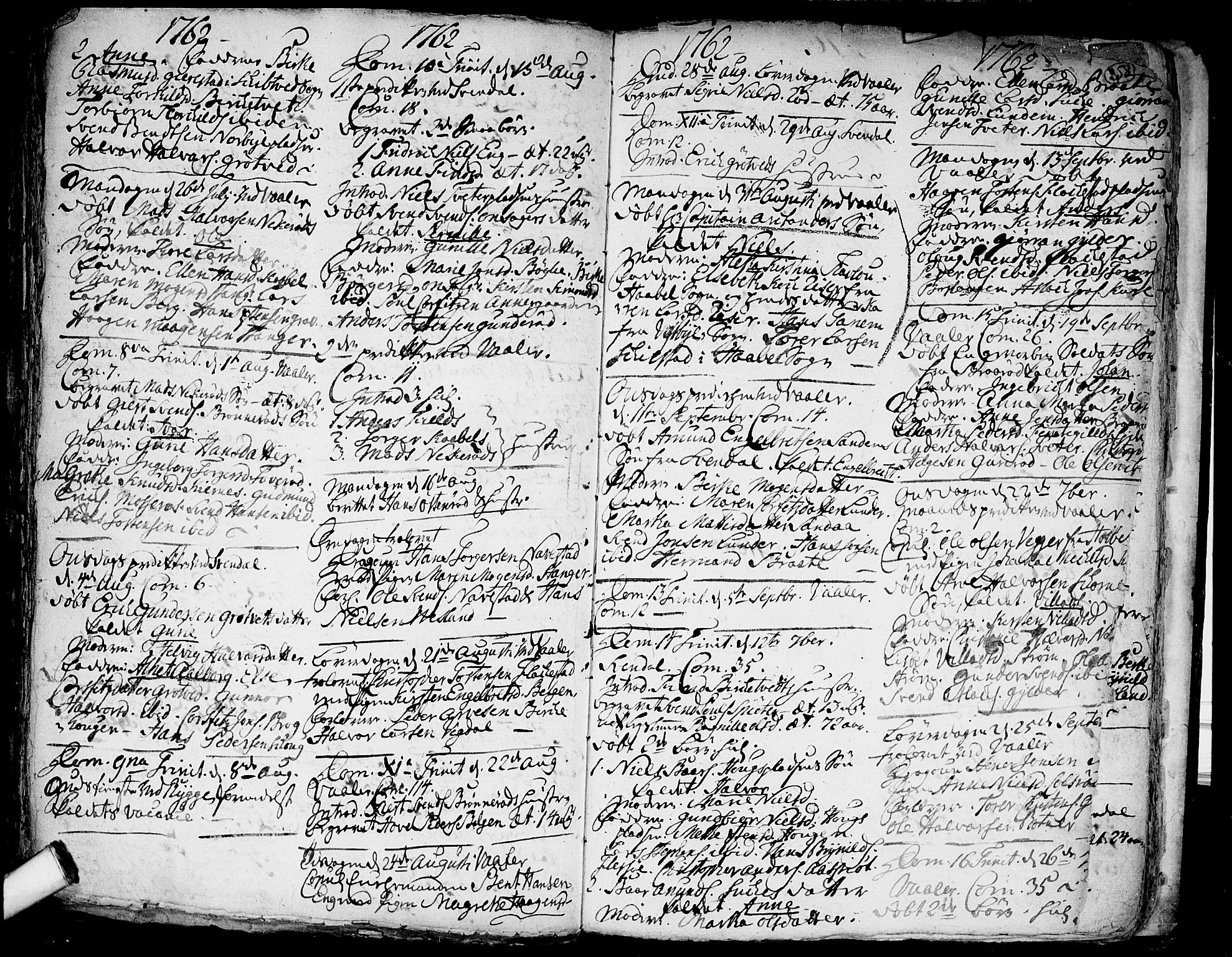 Våler prestekontor Kirkebøker, SAO/A-11083/F/Fa/L0003: Parish register (official) no. I 3, 1730-1770, p. 258