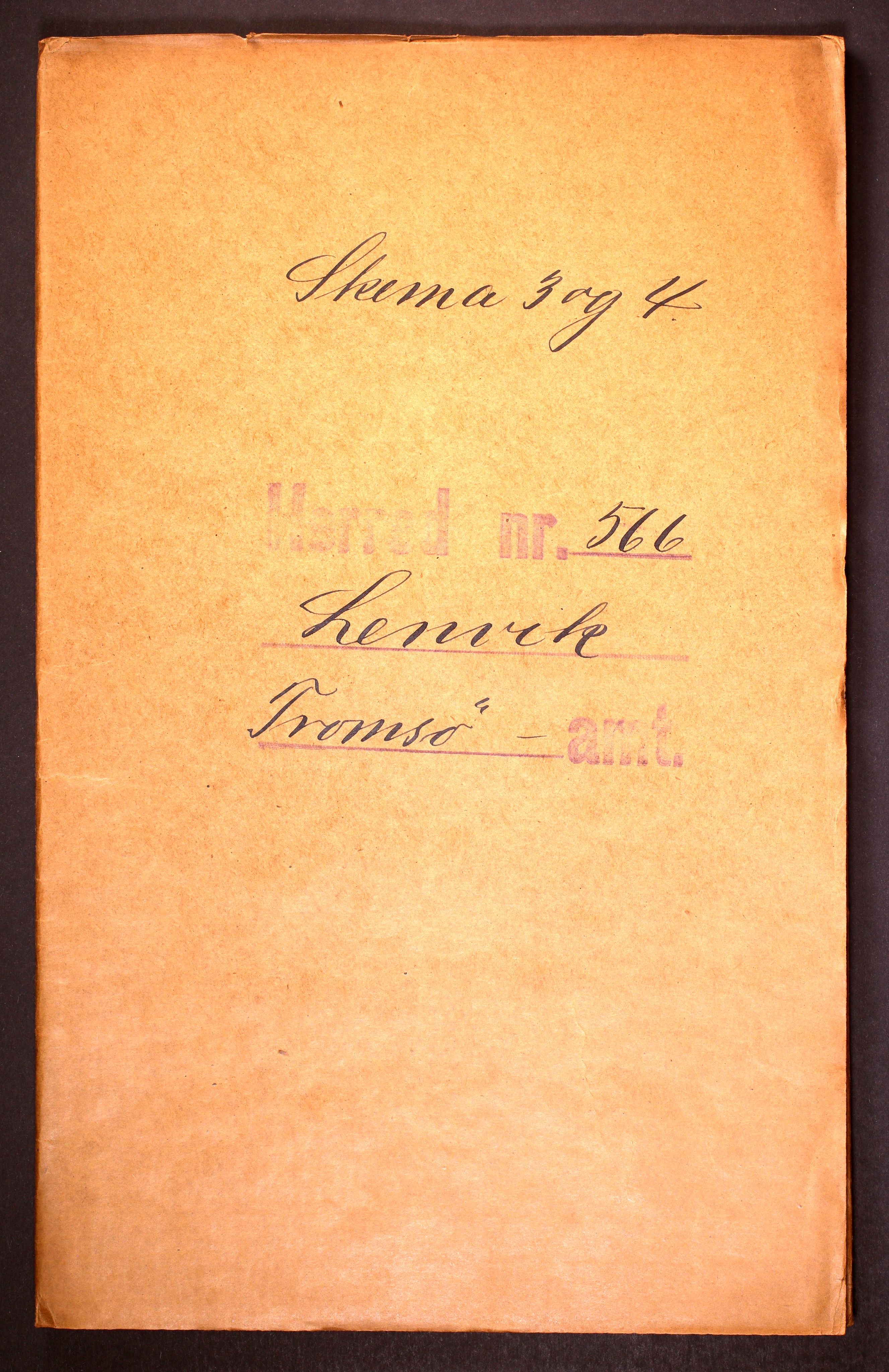 RA, 1910 census for Lenvik, 1910, p. 1