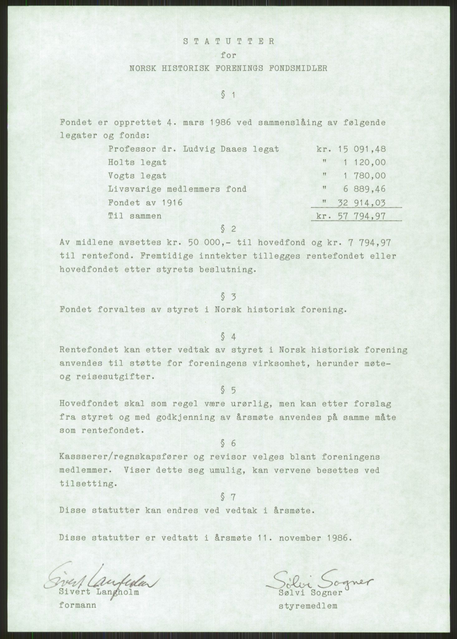 Den Norske Historiske Forening, AV/RA-PA-0274/D/L0003: Sakarkiv, 1869-1990