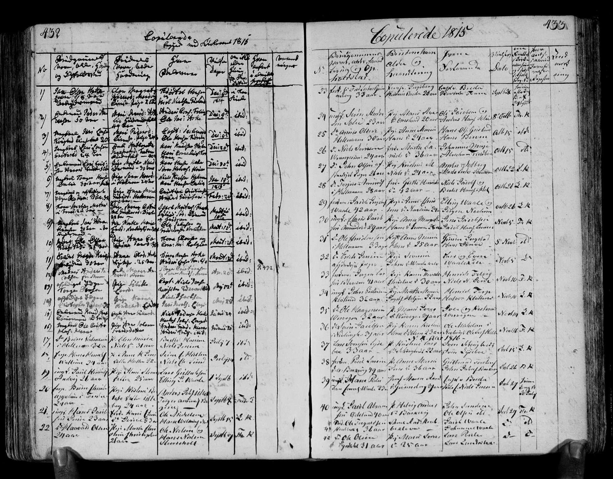 Brunlanes kirkebøker, SAKO/A-342/F/Fa/L0002: Parish register (official) no. I 2, 1802-1834, p. 432-433