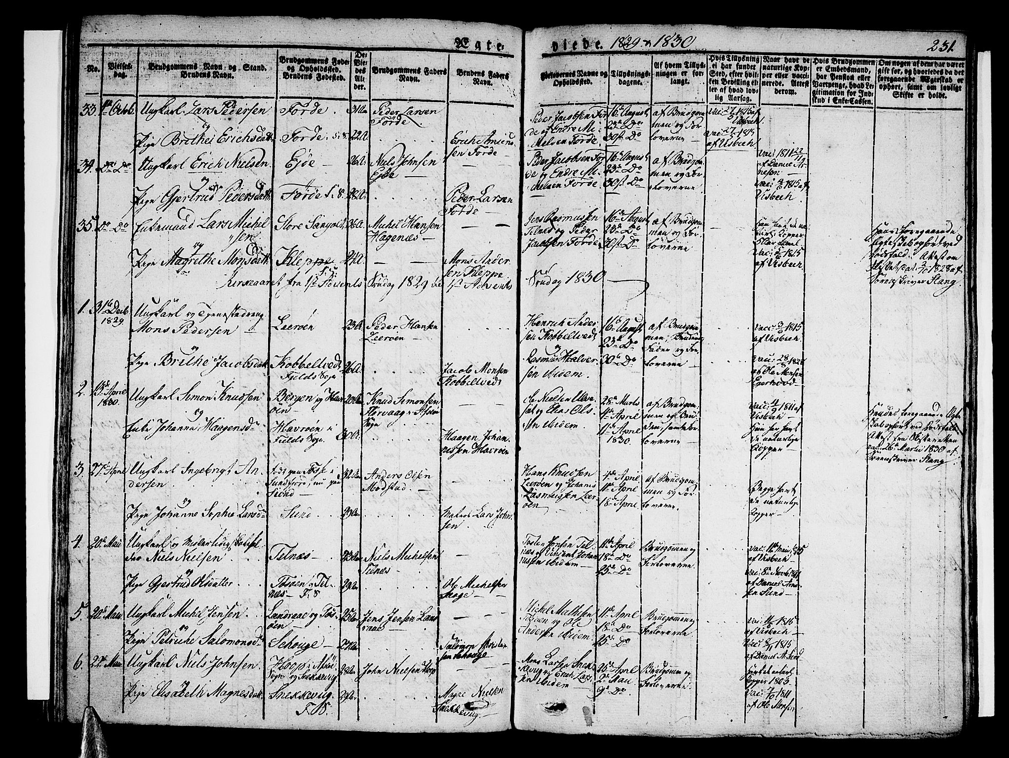 Sund sokneprestembete, SAB/A-99930: Parish register (official) no. A 12, 1825-1835, p. 231
