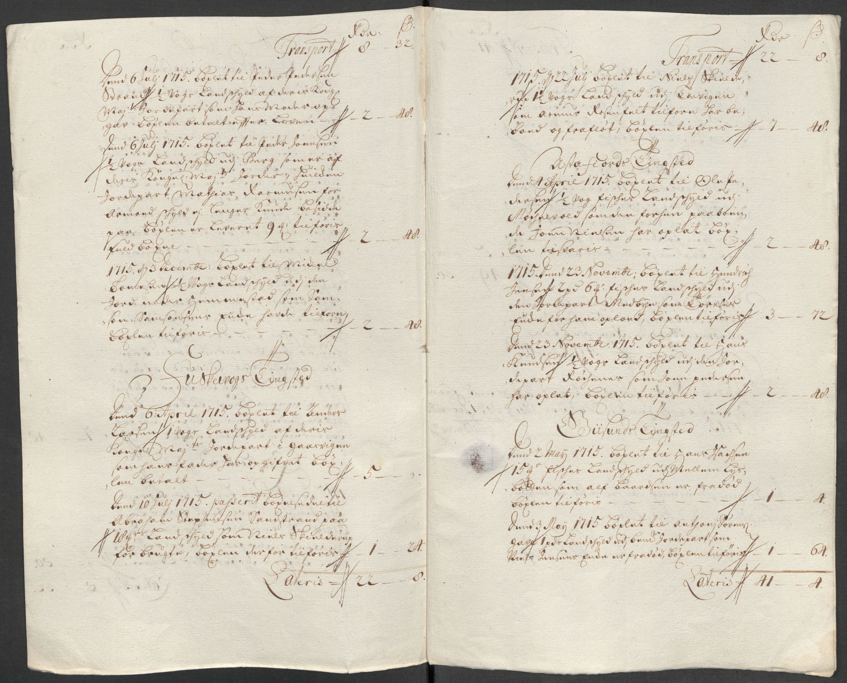 Rentekammeret inntil 1814, Reviderte regnskaper, Fogderegnskap, RA/EA-4092/R68/L4761: Fogderegnskap Senja og Troms, 1715, p. 224