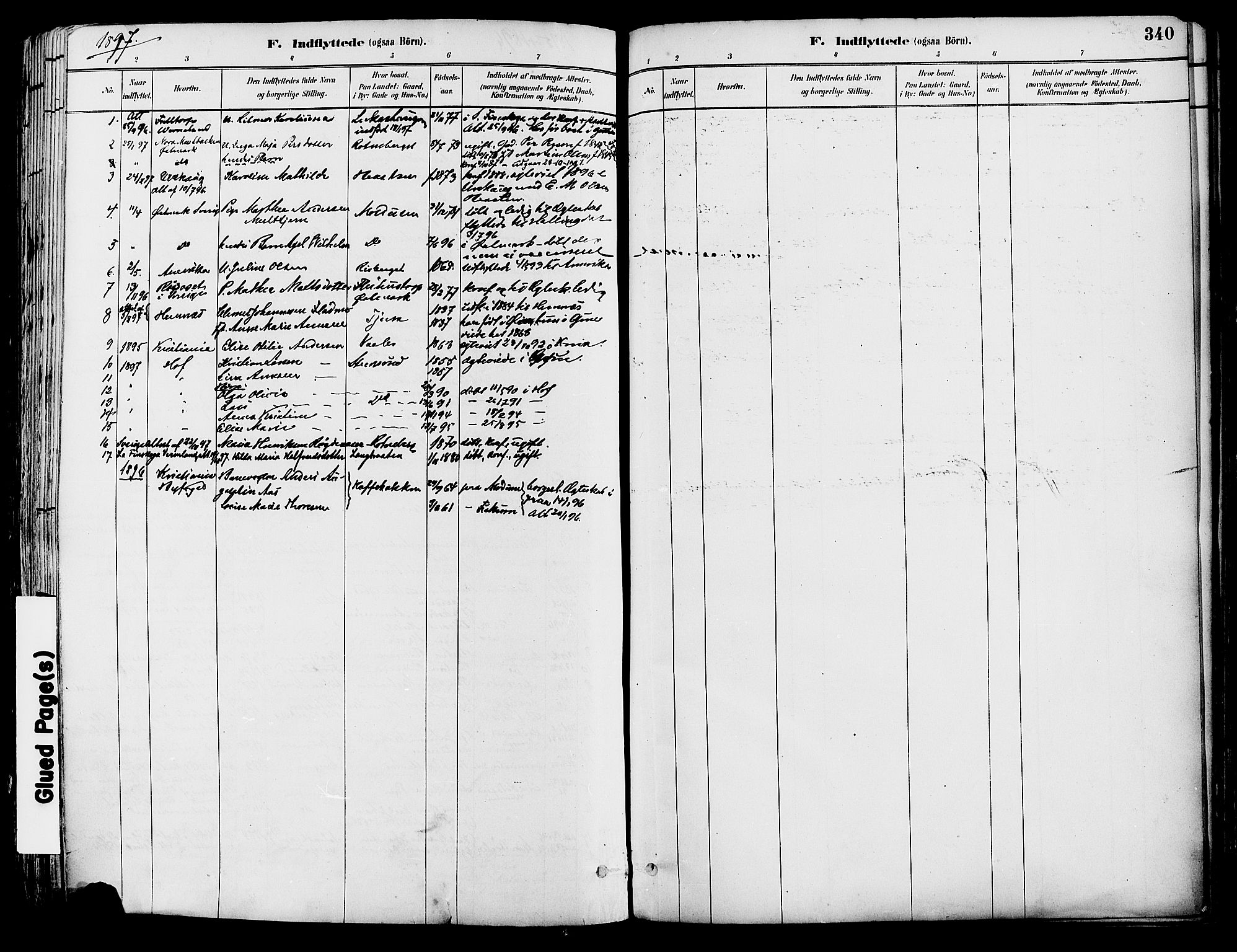 Grue prestekontor, SAH/PREST-036/H/Ha/Haa/L0012: Parish register (official) no. 12, 1881-1897, p. 340